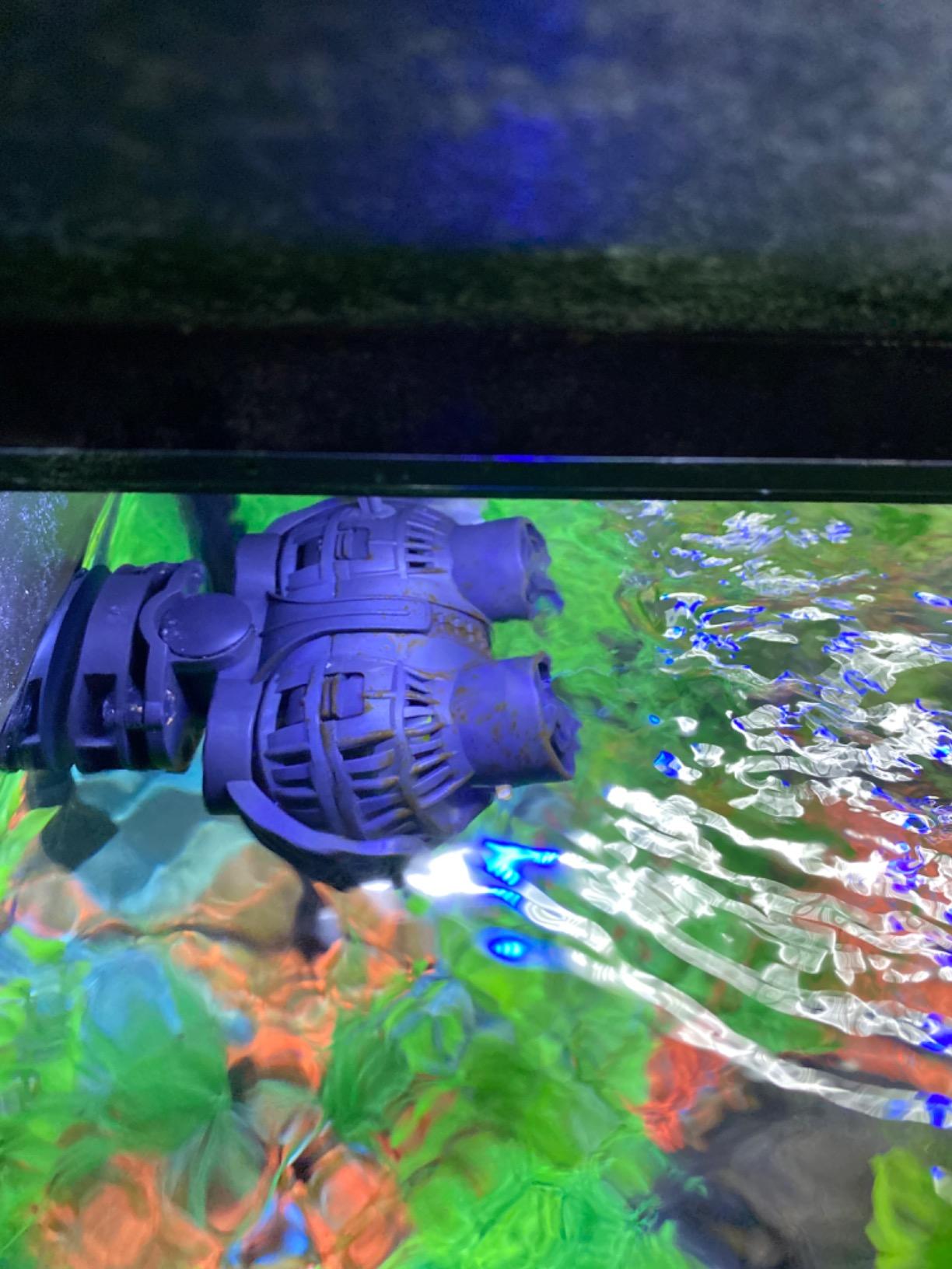 FREESEA Magnetic Wave Maker for Aquarium: Dual 180 Degree Adjustable Heads Eliminate Dead Spots Improve Water Quality for 55-125 Gallon Fish Tank customer photo 2