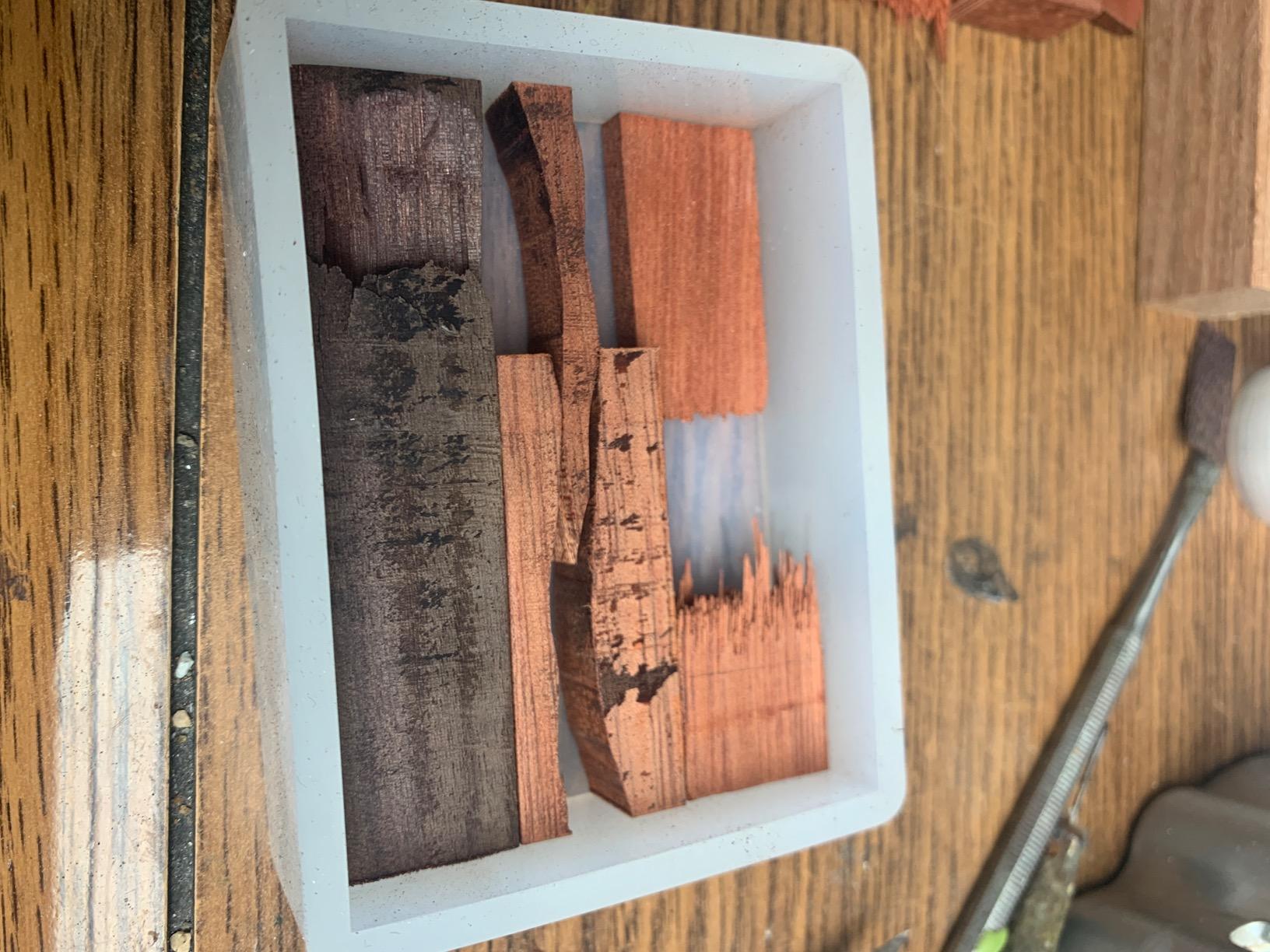 Exotic Wood Pen Blanks 12-Pack Pen Turning Supplies, DIY Pen Crafts: Bloodwood, Mexican Ebony, Jatoba, Hard Maple, 3 of Each Wood Type, 5 x 3/4 x 3/4 inches customer photo 2