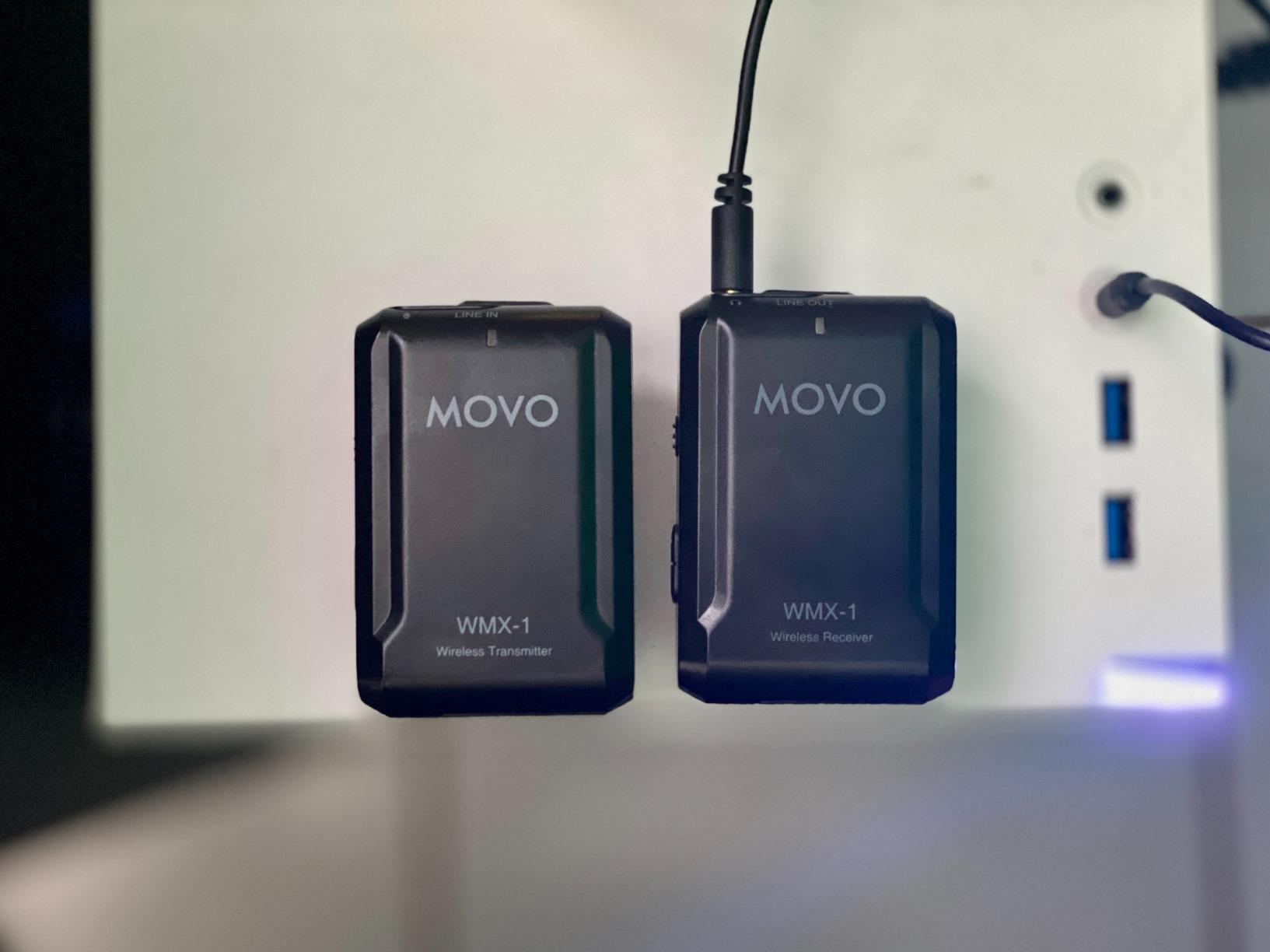 Movo WMX-1 2.4GHz Wireless Lavalier Microphone System Compatible with DSLR Cameras, Camcorders, iPhone, Android Smartphones, and Tablets (200' ft Audio Range) customer photo 1