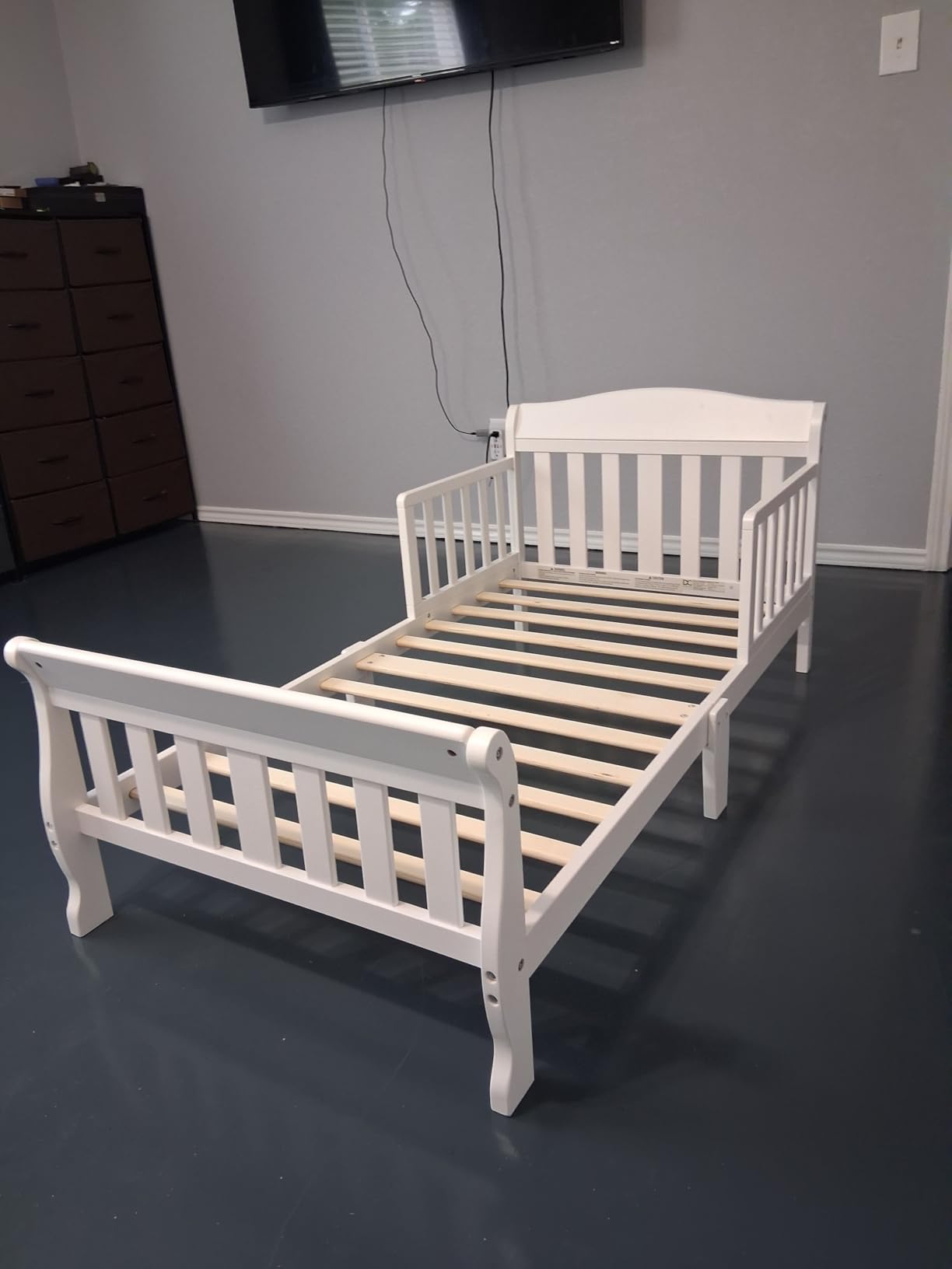 Delta Children Canton Toddler Bed, Greenguard Gold Certified, Grey customer photo 1