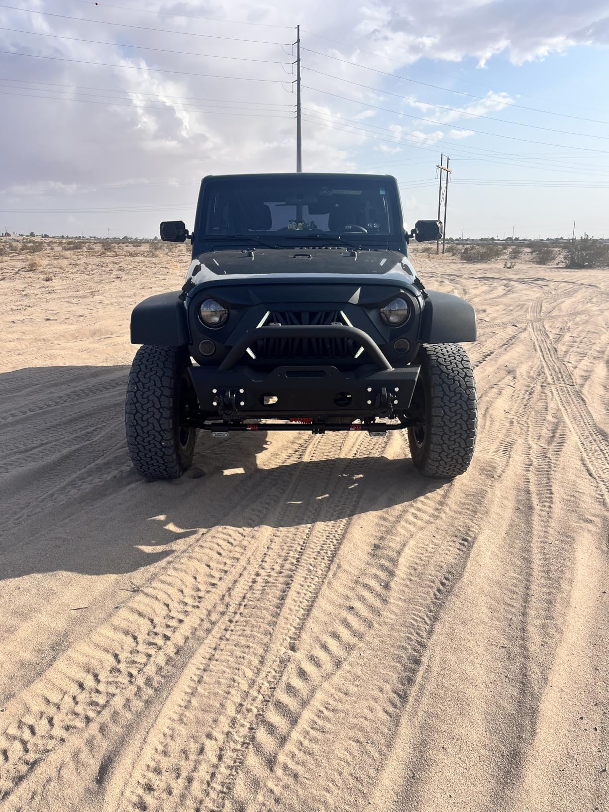 TACTIK HD Stubby Front Bumper with Bull Bar Hoop - Fits Jeep Wrangler JK 2007-2018 customer photo 1