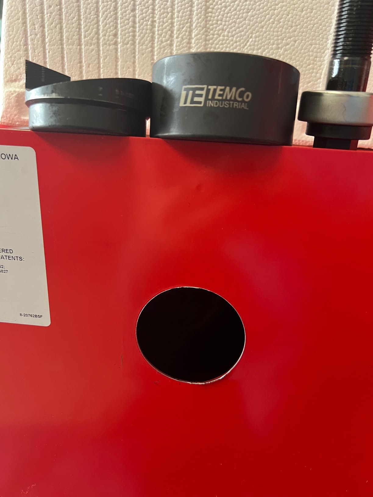 TEMCo TH0390 - Manual Knockout Punch Driver Kit (Set) for 1/2 inch to 2 inch Electrical Conduit Hole Sizes (1/2