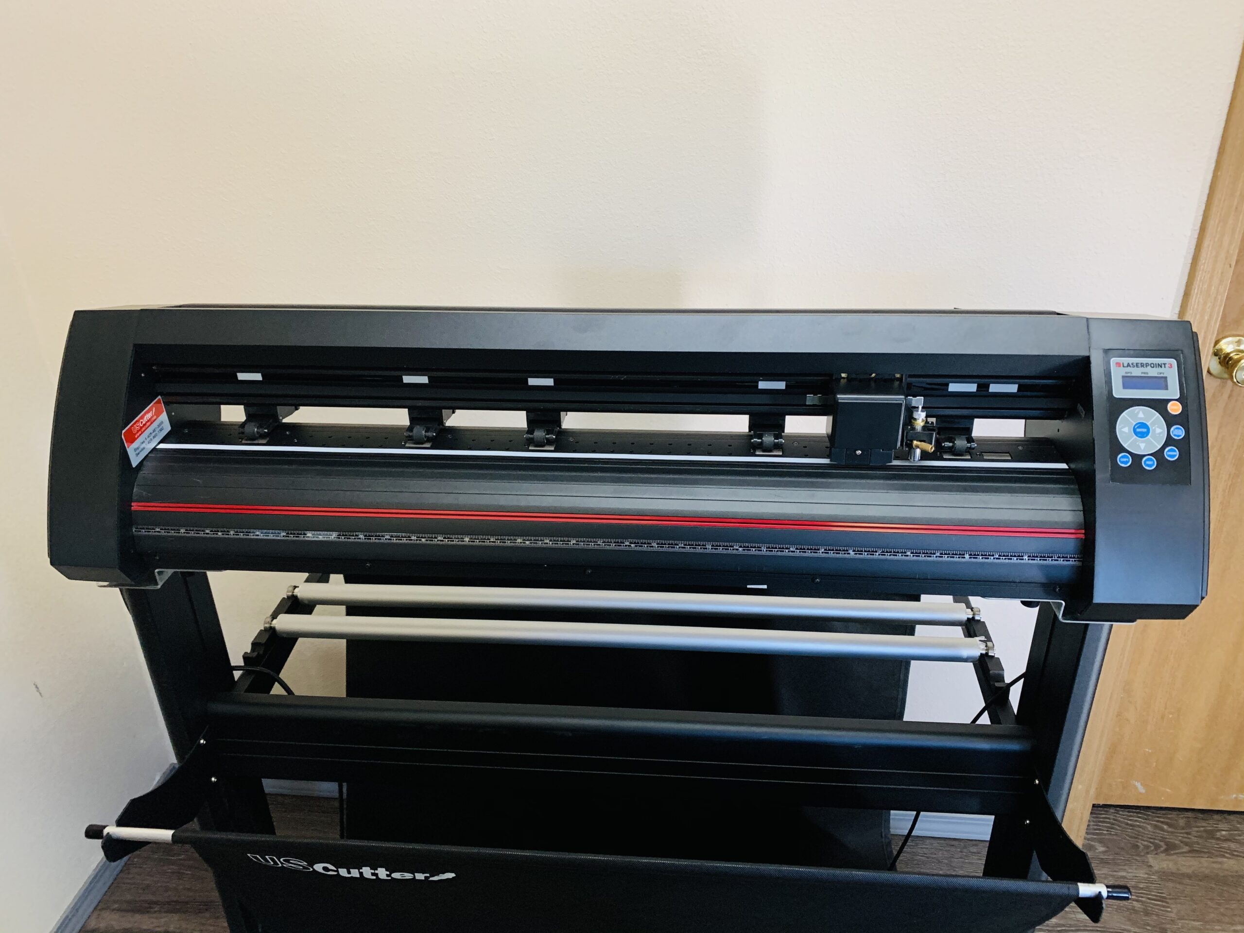 LaserPoint 3 Vinyl Cutter Plotter 34 inch with Contour Cutting, Vinyl, Tape, Tools (Bundle) customer photo 1