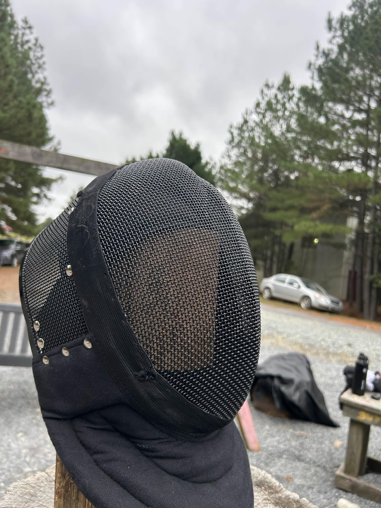 LEONARK Armoury Hema Helmet - Fencing Coach Mask - CE 350N Certified National Grade Masque - Fencing Protective Gear with Storage Bag customer photo 1