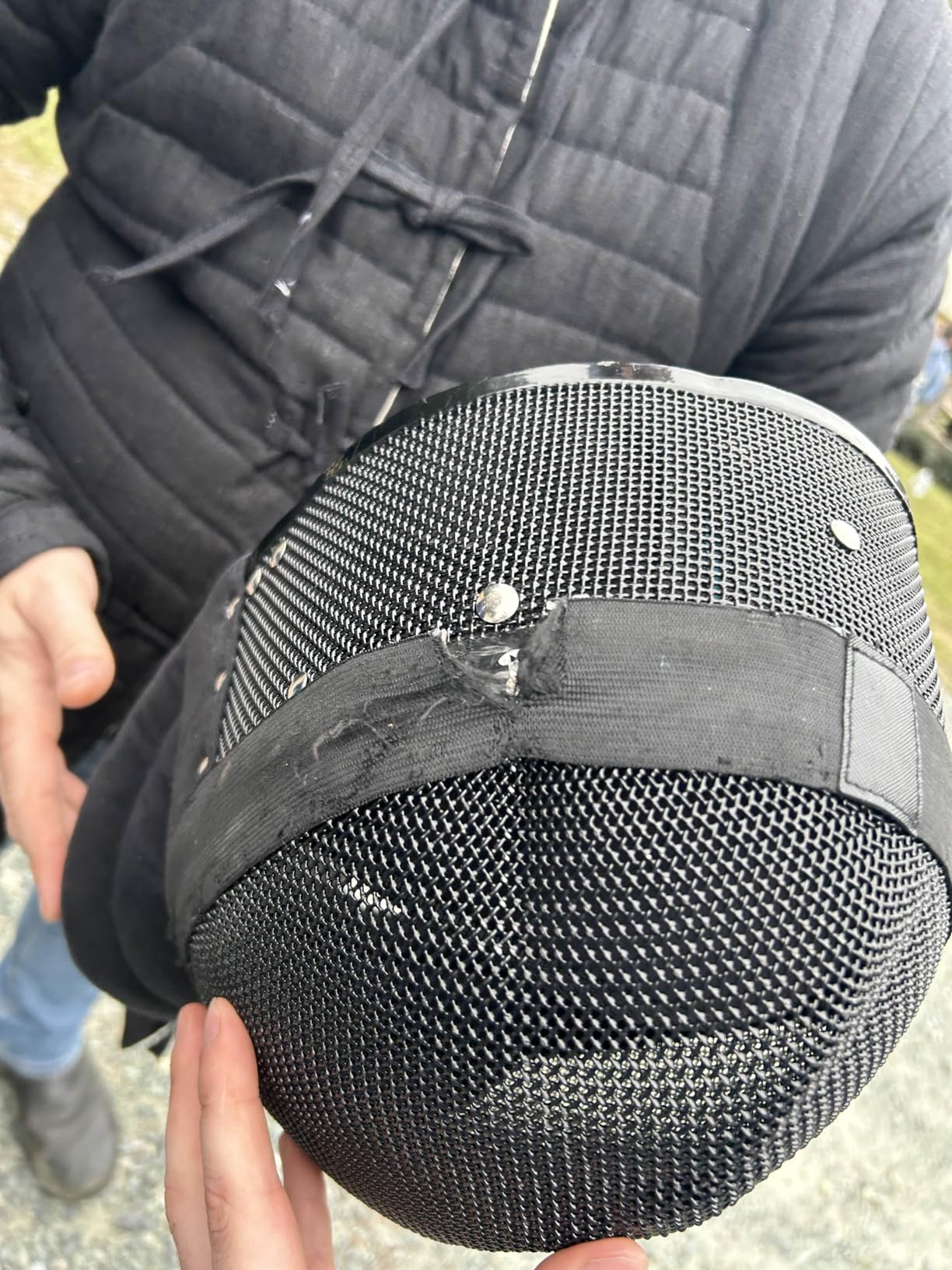 LEONARK Armoury Hema Helmet - Fencing Coach Mask - CE 350N Certified National Grade Masque - Fencing Protective Gear with Storage Bag customer photo 2