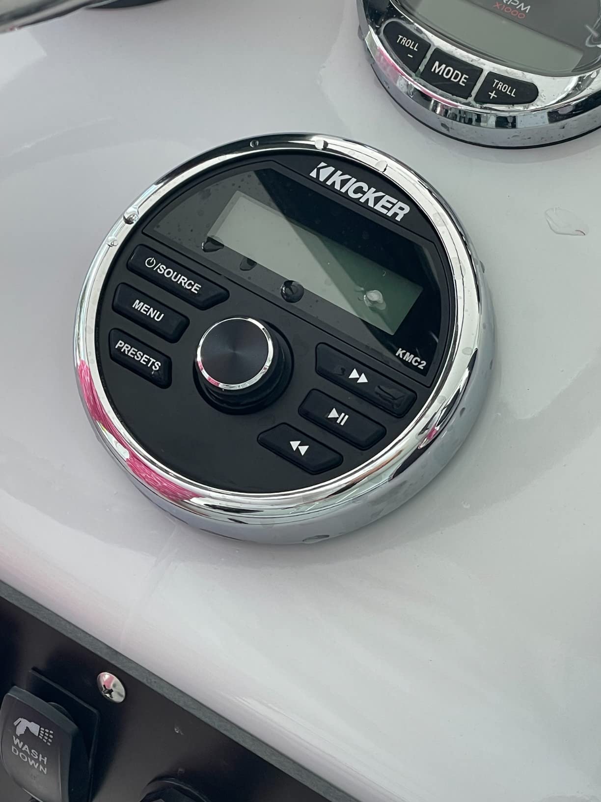 Kicker 46KMC2 Gauge Hole Digital Media Receiver w/Bluetooth/USB For Boat/ATV/UTV customer photo 2