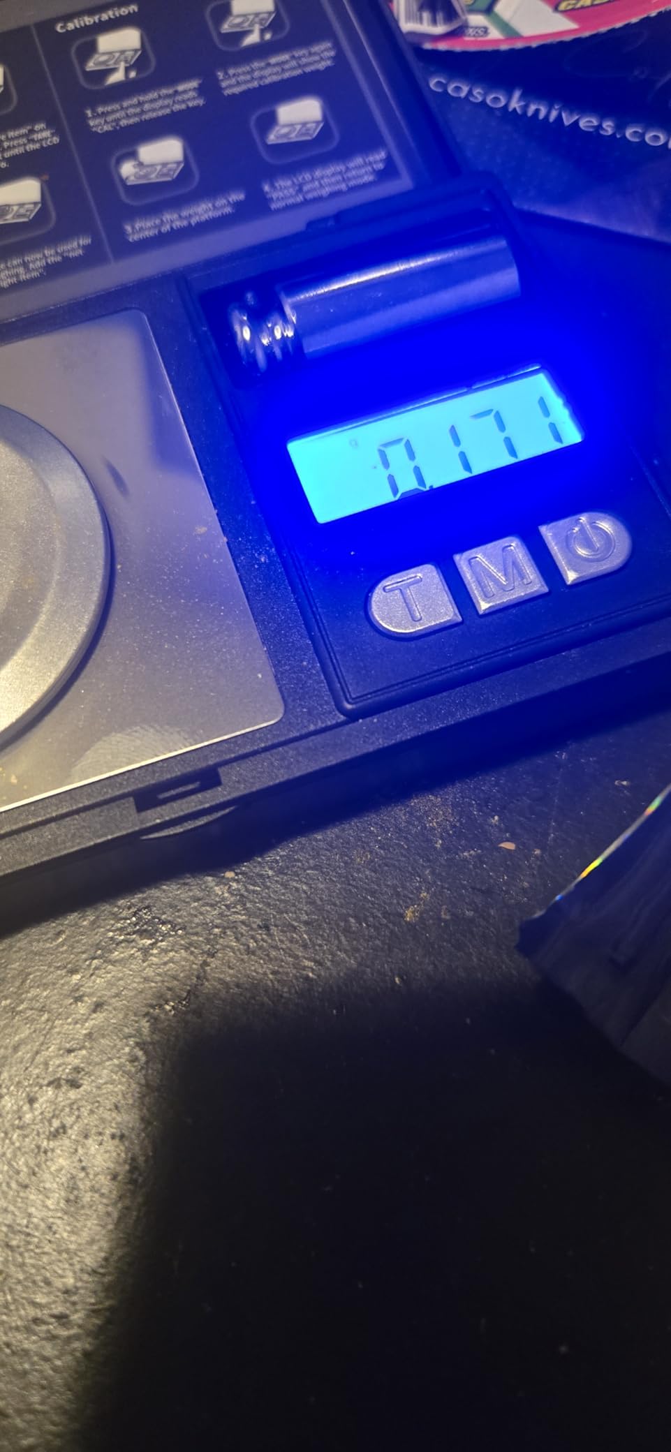 THINKSCALE Milligram Scale, 50g/0.001g Digital Jewelry Scale, Micro Gram Scale for Powder, Medicine, Gold, Gem, Reloading, Mg Scale 6 Units, Tare, Cal Weight Included customer photo 2