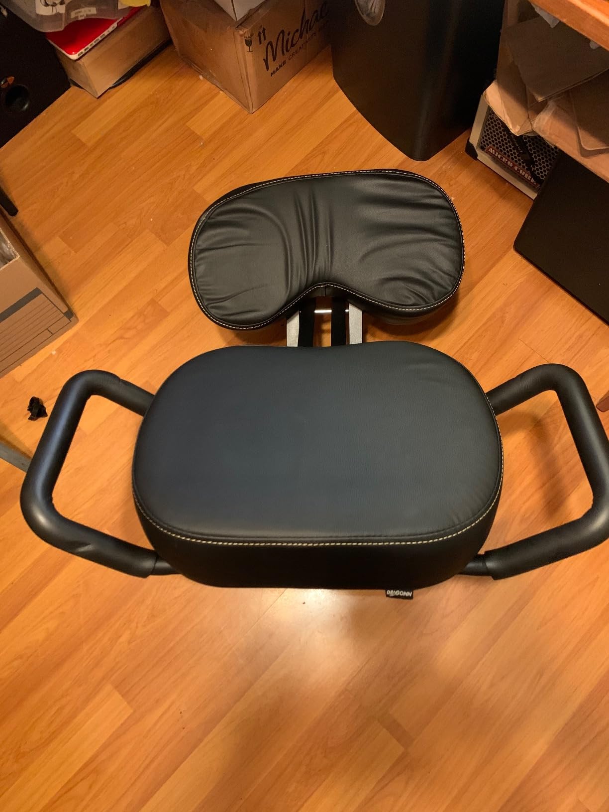 VIVO DRAGONN DN-CH Kneeling Chair, Metal, Black, One Size Fits All customer photo 2