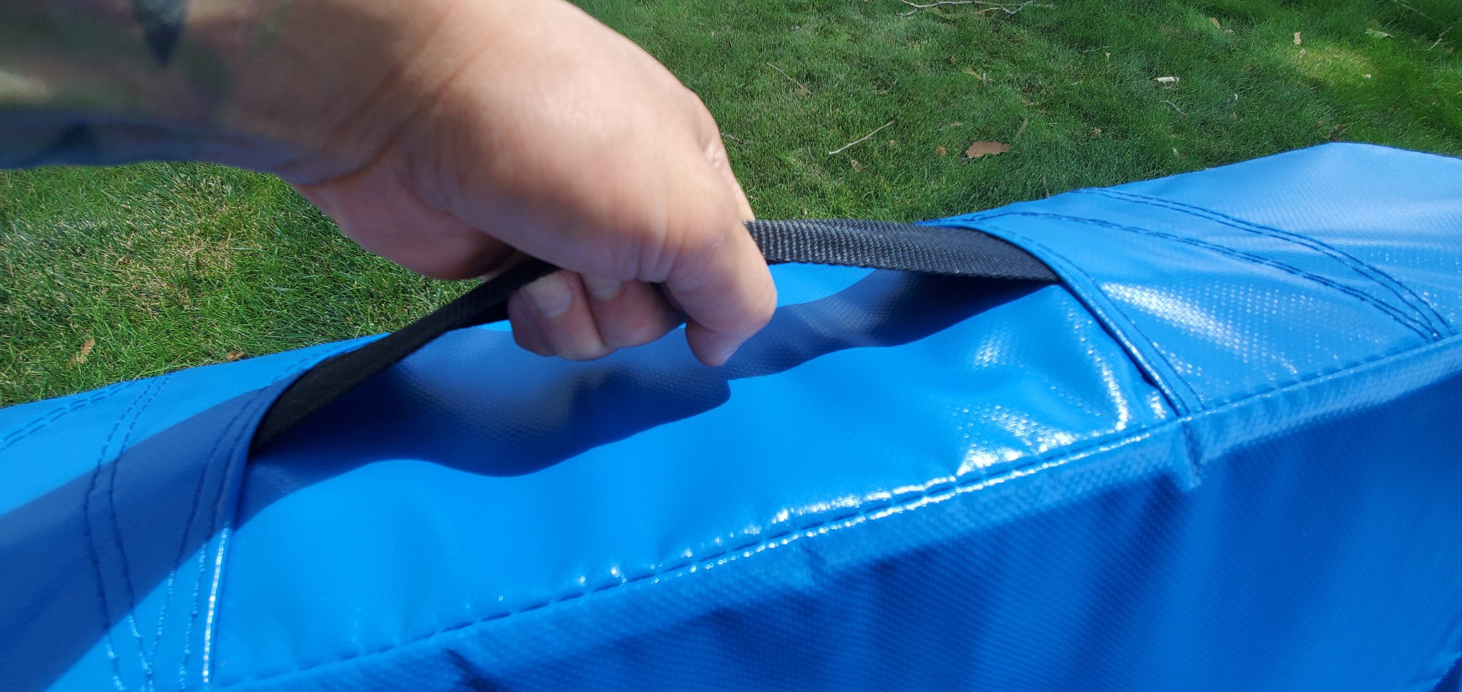 Yes4All Silencer Drop Pads/Weightlifting Drop Pads with PVC Cover & Easy Carry Handles - Sold in Pairs customer photo 2