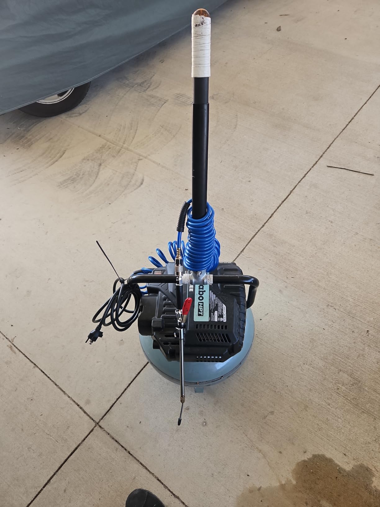 Metabo HPT Air Compressor, THE TANK, Portable Pancake Air Compressor 200 PSI, 6 Gallon Tank customer photo 2