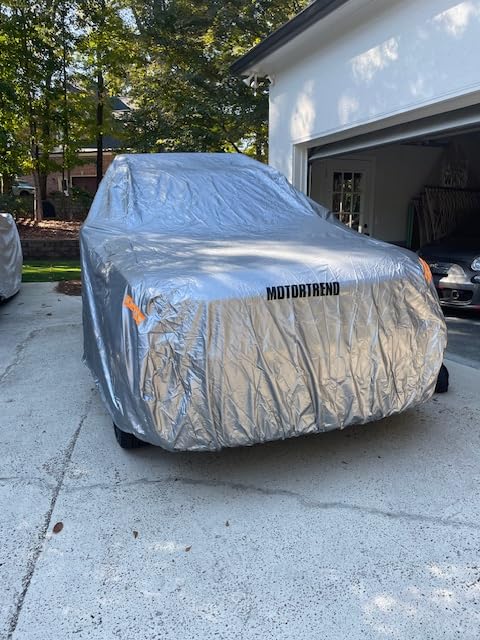 Motor Trend SafeKeeper Heavy Duty Car Cover Waterproof All Weather, Multi-Layered Truck SUV Car Cover for Snow Rain Sun UV Protection, Full Exterior Car Covers for Automobiles customer photo 1