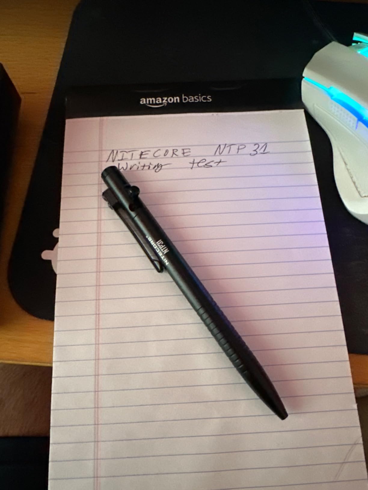 Nitecore NTP31 Bolt Action Tactical Pen with Tungsten Steel Glass Breaker customer photo 1