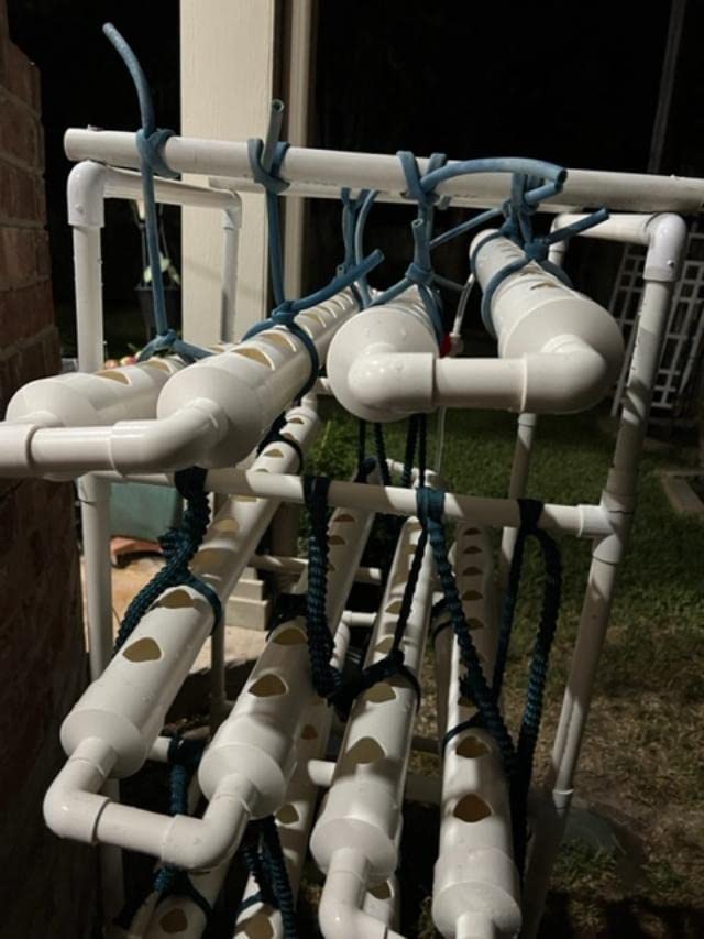 VIVOSUN Hydroponic Grow Kit, 1 Layer 36 Plant Sites 4 Food-Grade PVC-U Pipes Hydroponics Planting System with Water Pump, Pump Timer, Nest Basket and Sponge for Leafy Vegetables customer photo 2