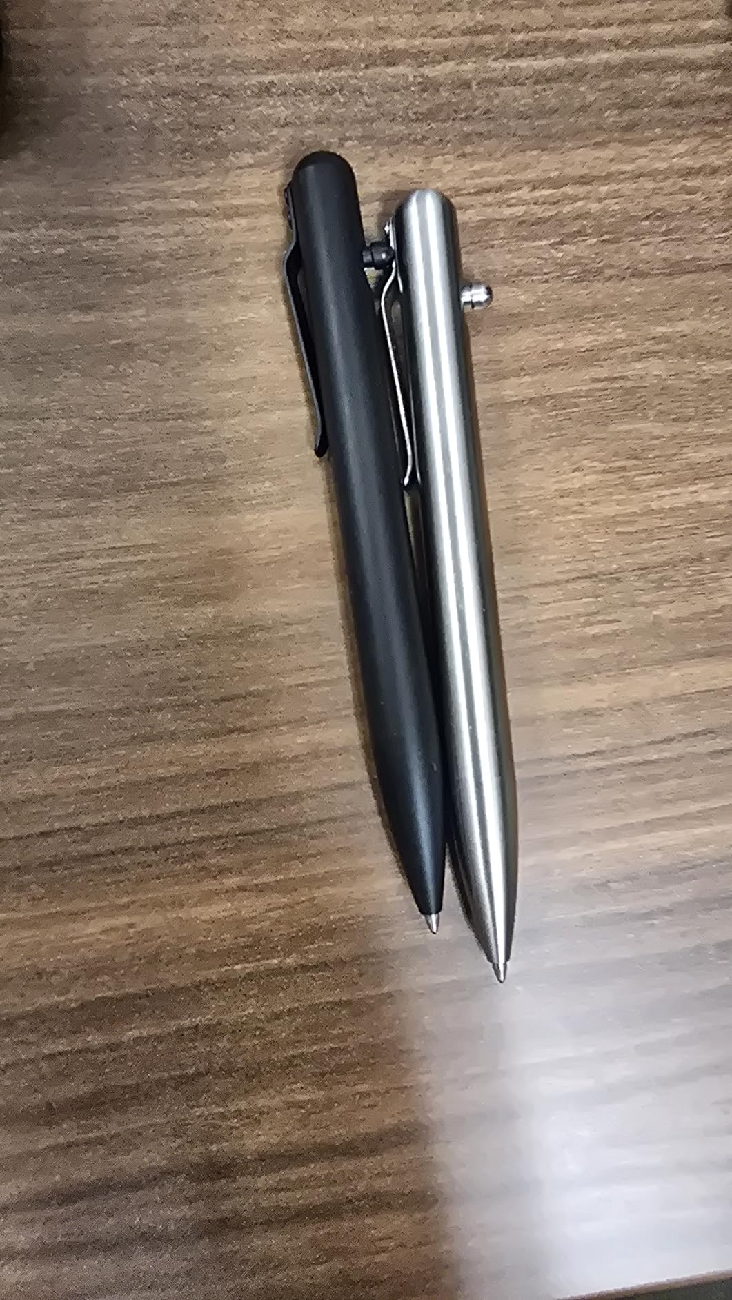 BASTION Bolt Action Pen - Titanium Silver - HyperBolt & ZeroSeam EDC Pen, Premium Metal Writing Pen, Smooth Ink, Durable Pocket Pen, Refillable Executive Gift customer photo 1