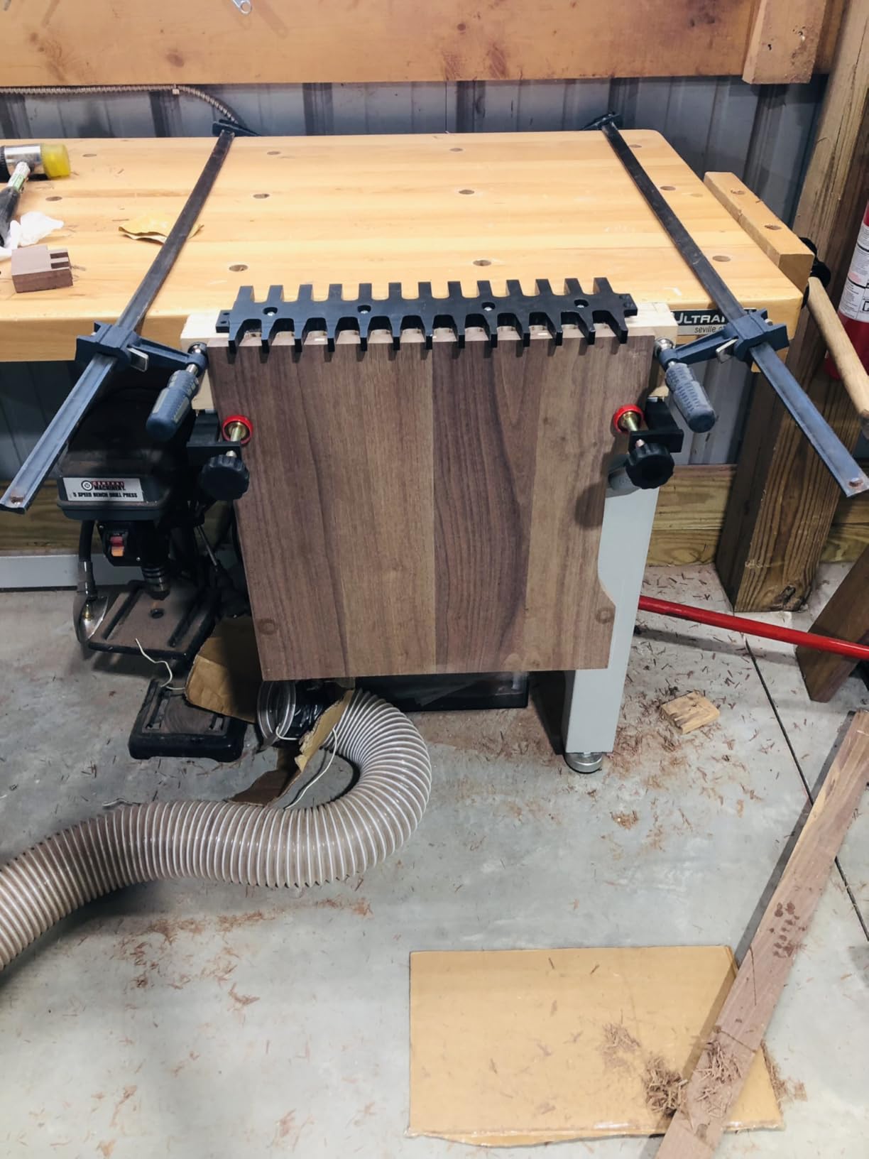 Peachtree Woodworking Supply Peachtree Dovetail Jig Master System with Two Anodized Aluminum Tracks customer photo 2