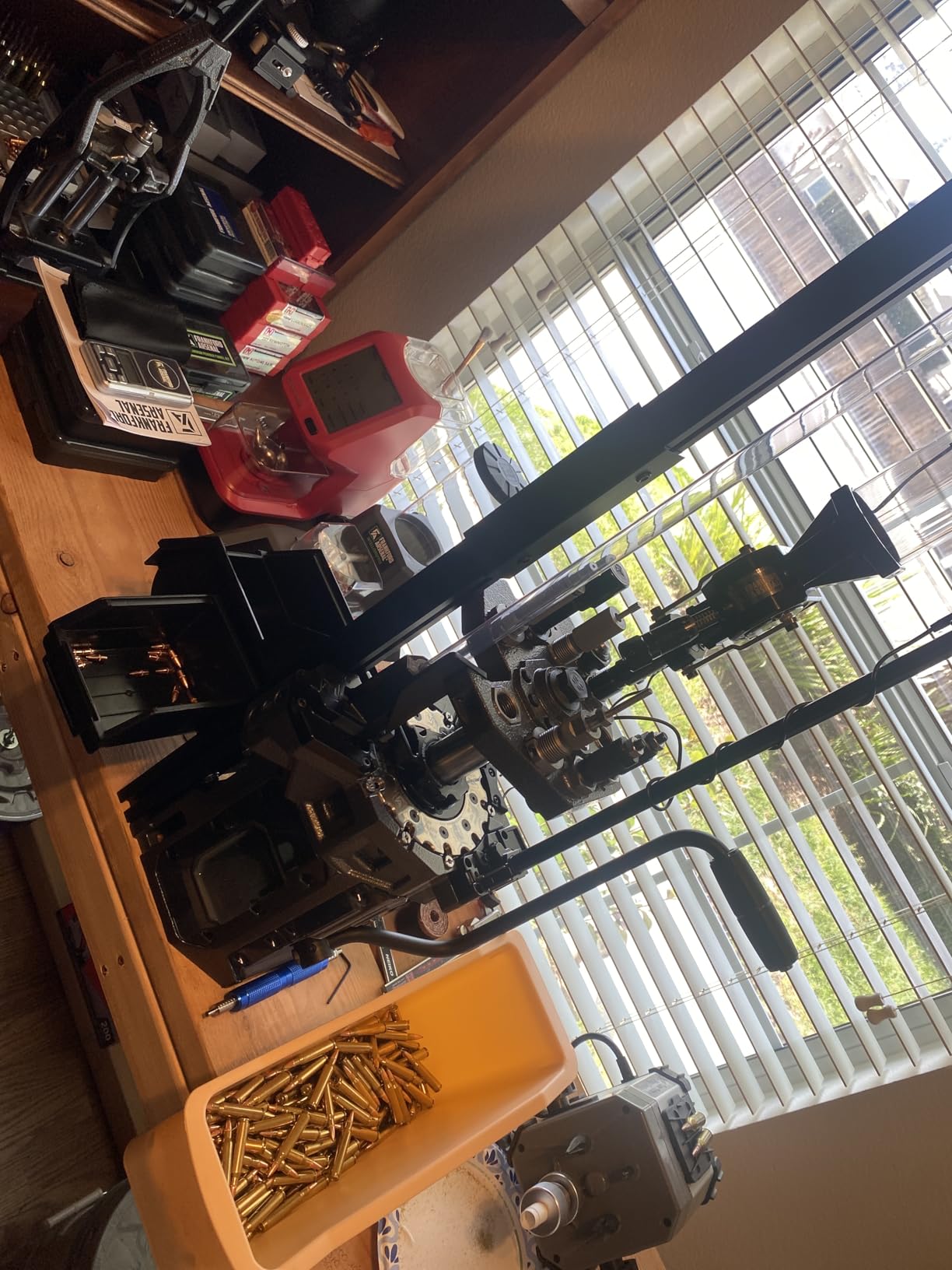 Frankford Arsenal X-10 Progressive Press with 10 Stations, Case Feeder, Automatic Rotating Shell Plate and Powder Measure customer photo 2