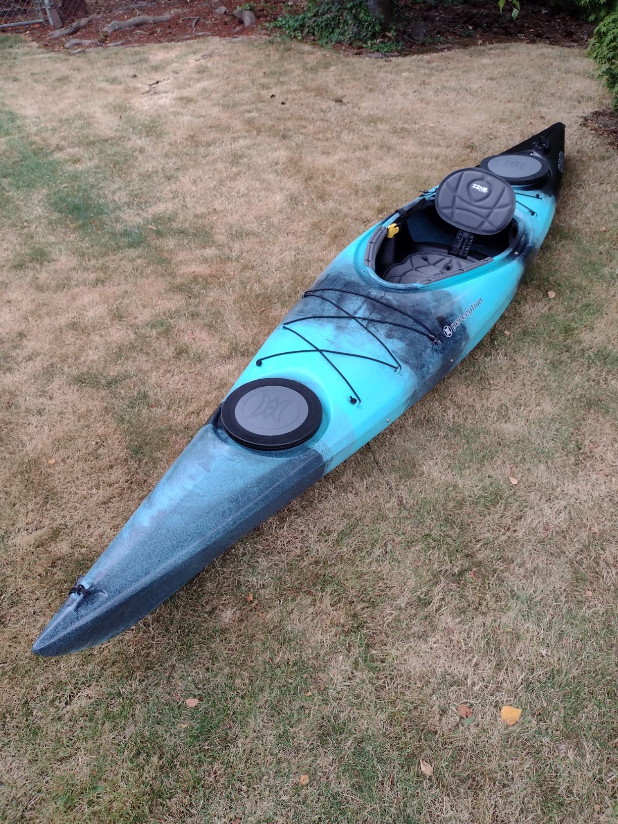 Perception Kayaks Conduit 13 | Sit Inside Kayak | Recreational Kayak with Front and Rear Storage customer photo 2