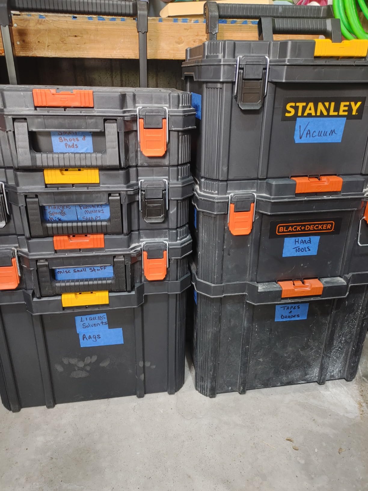 beyond by BLACK+DECKER BLACK+DECKER BDST60500APB Stackable Storage System - 3 Piece Set (Small, Deep Toolbox, and Rolling Tote) customer photo 2