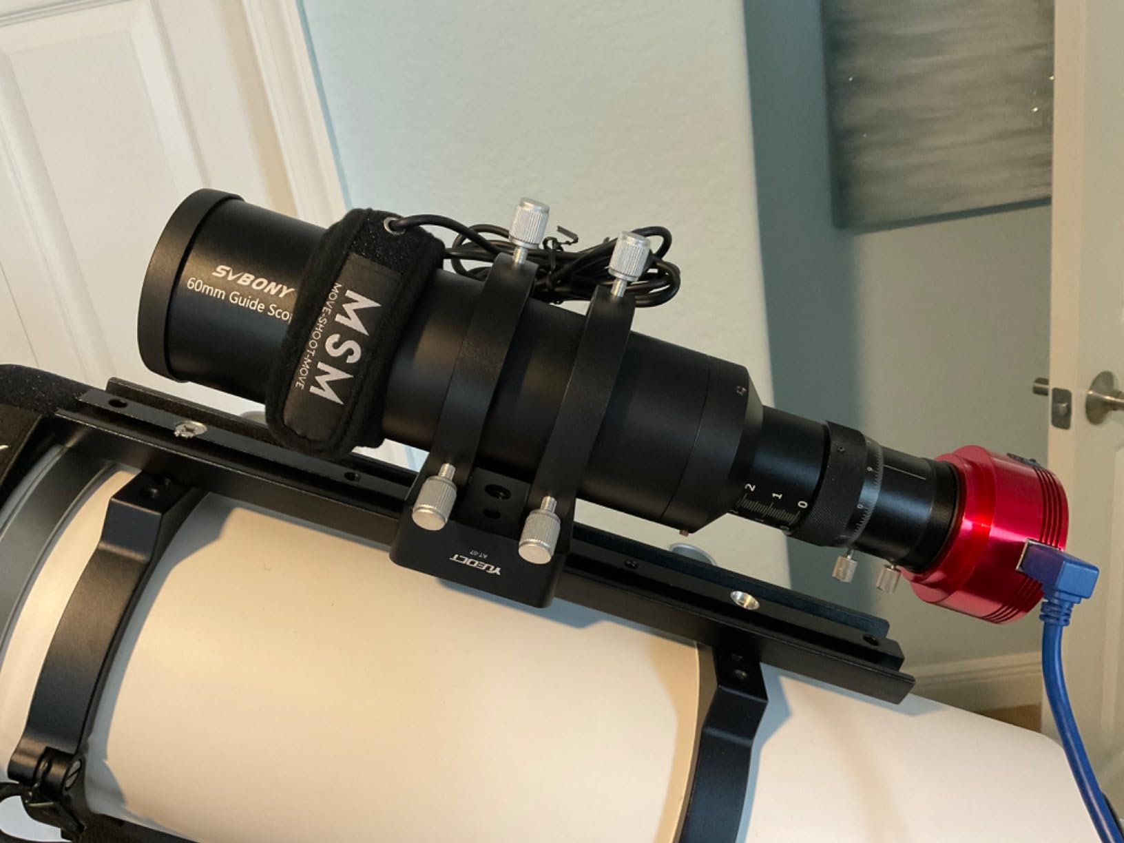 Lens Warmer with Cold Flexible Cable Down to -25C, 350mm Dew Heater Strip Prevents Lens from Dew, Fog and Condensation for Astrophotography, Lens Heater Compatible w/ Telescope and Camera in 4.26-inch customer photo 1
