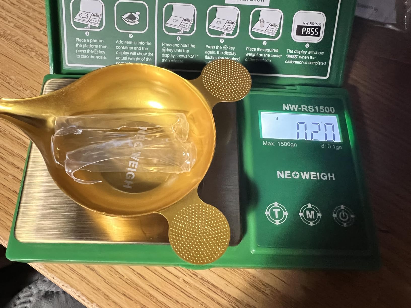 Reloading Scale, Powder Scale for Reloading, 1500 Grains x 0.1 gn, Digital Powder Scale, 100g by 0.01g, Metal Pan, Powder Scoop,50g Cal Weight (Batteries Included) customer photo 2