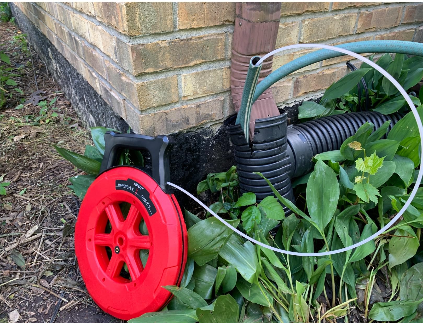 Pipe Blockage Detector Locators-Sensor - Water Pipe Wall Scanner 30M Pipeline Detector Metal PVC Water Pipes Clogging Tool customer photo 1