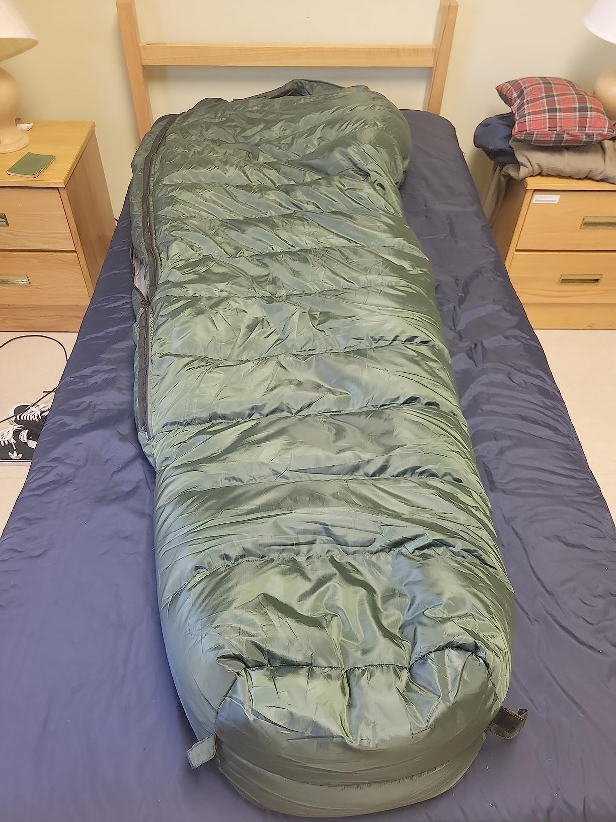 Akmax.cn Goose Down Mummy Sleeping Bag - Ultra-Light, Compressible, All-Season Camping & Backpacking Bag, -13°F Extreme Cold Rating customer photo 2