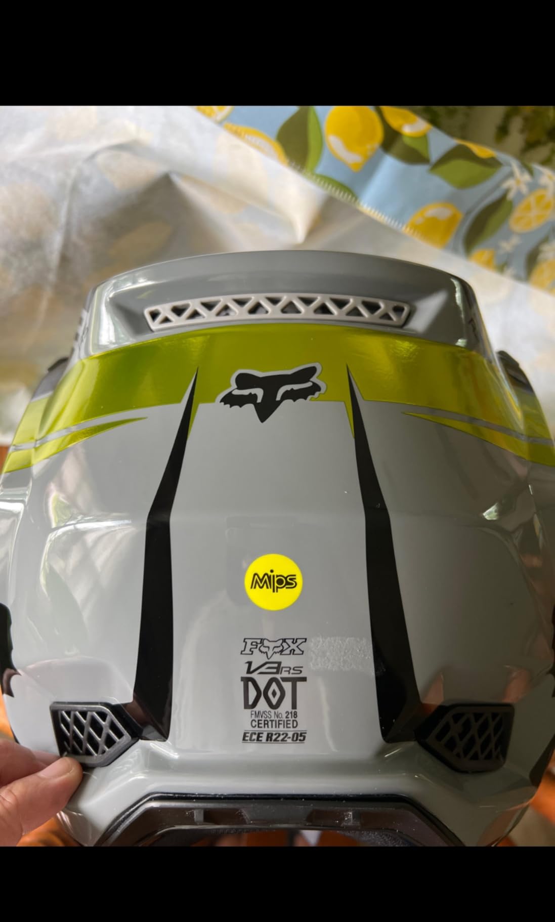 Fox Racing V3 RS Motocross Dirt Bike Helmet - Professional Off-Road Helmet with MIPS customer photo 2