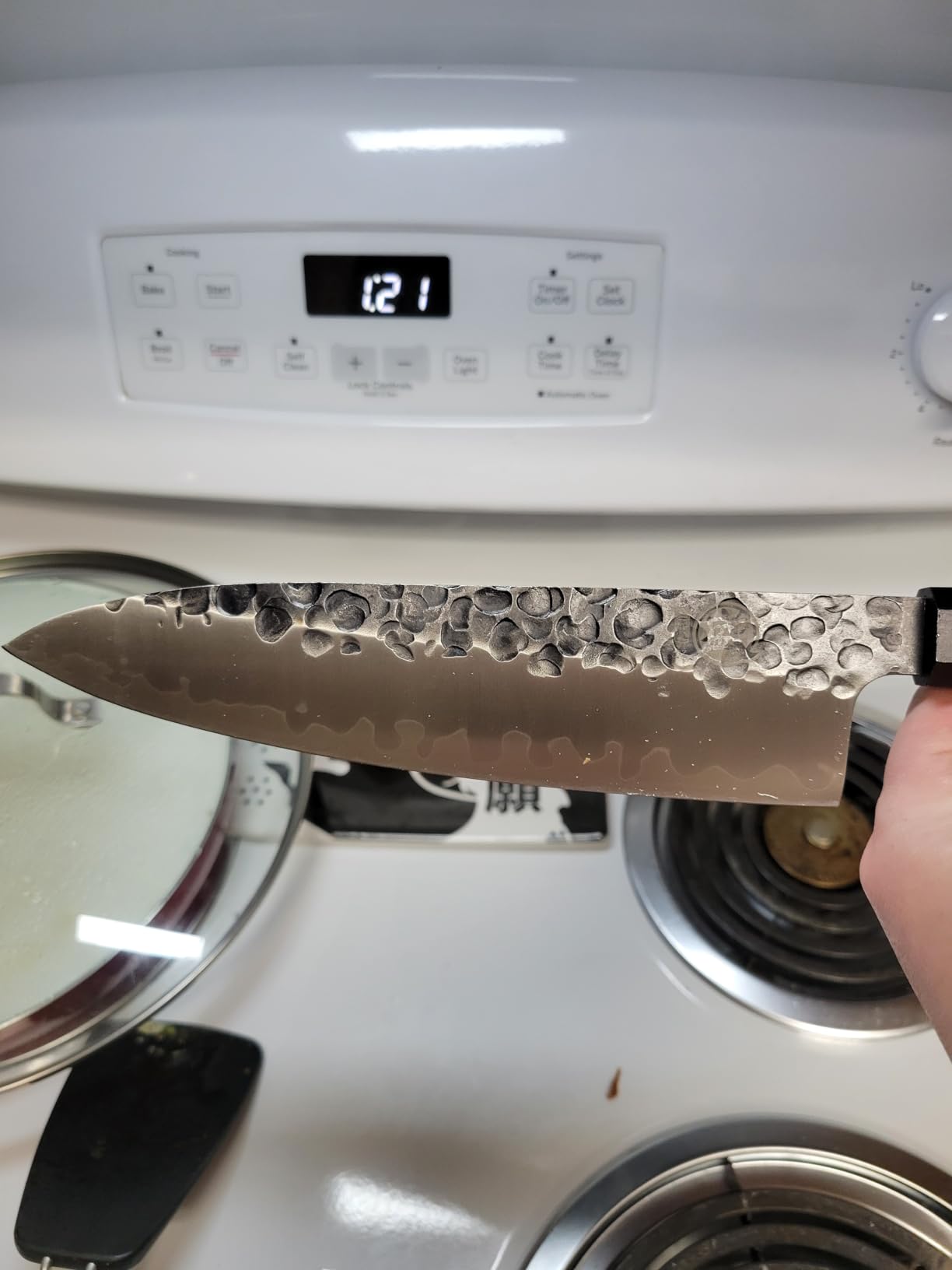 MITSUMOTO SAKARI 8 inch Gyuto Chef Knife, Japanese Hand Forged Kitchen Chef's Knives, 3-Layer 9CR18MOV High Carbon Steel, Rosewood Handle & Sandalwood Box customer photo 1