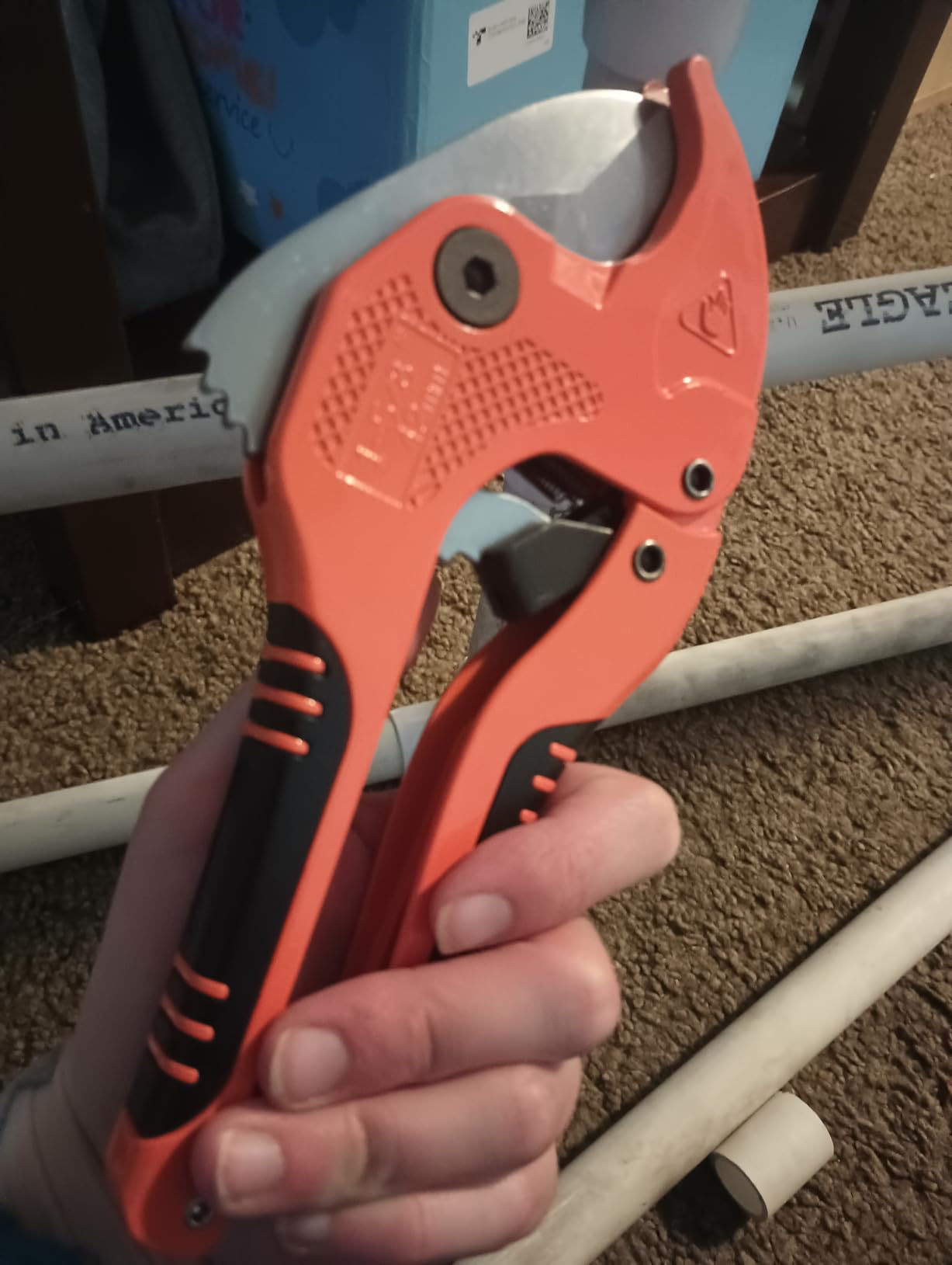 Bates- PVC Pipe Cutter, Cuts up to 1-1/4