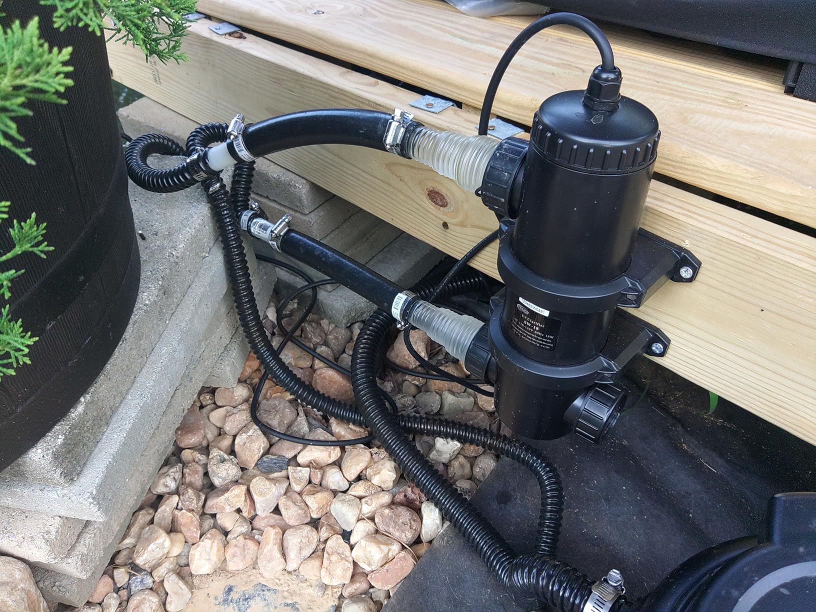 HALF OFF PONDS and Water Gardens Shock Wave 55-Watt in-Line Clarifier for Ponds and Water Features customer photo 2