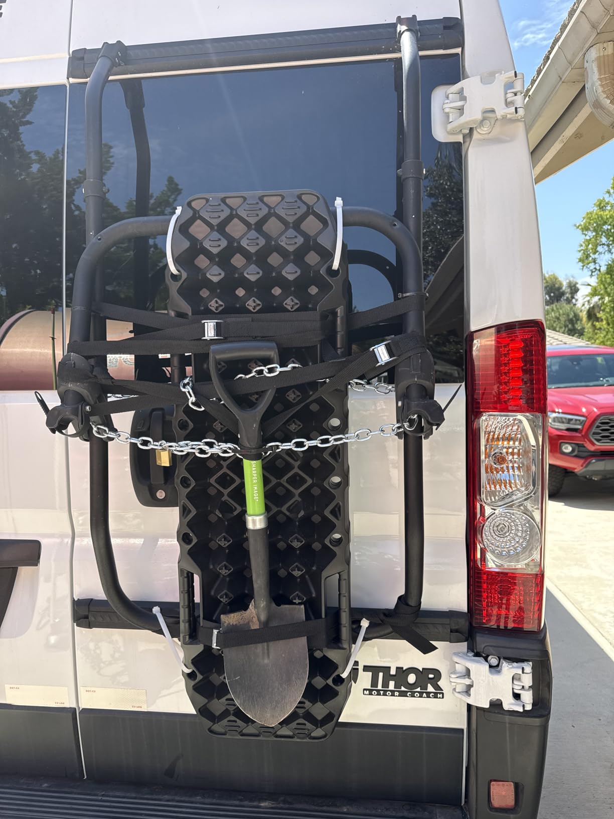 BUNKER INDST Off-Road Traction Boards with Jack Base, Pair Recovery Track 4X4 Jeep Truck Emergency Tire Traction Mat with Bag - Sand, Mud, Snow Tracks Orange Traction Pad (Gen 7th) customer photo 1