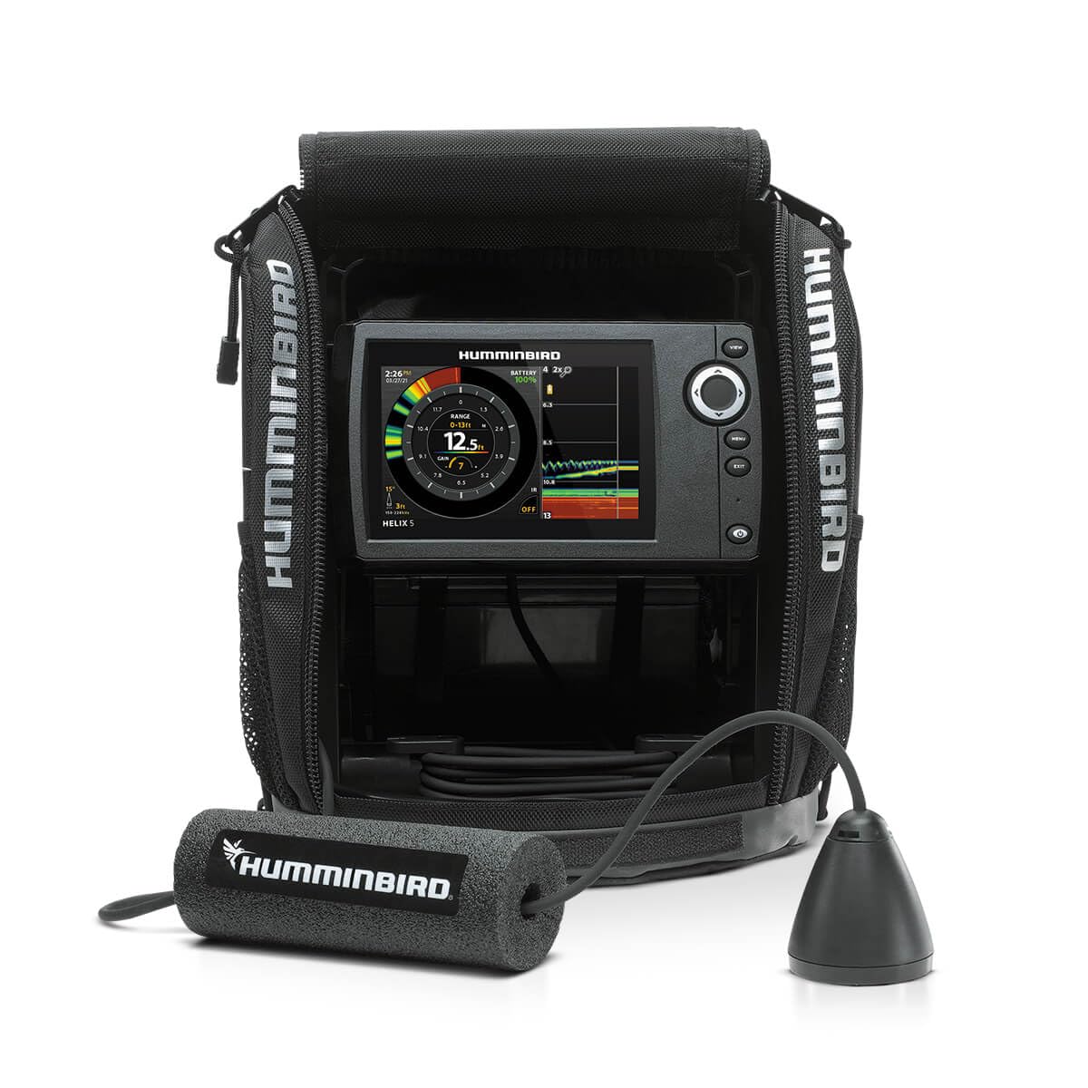 Humminbird ICE Helix 5 G3 Fish Finder with Transducer, Dual Spectrum Chirp Sonar customer photo 1