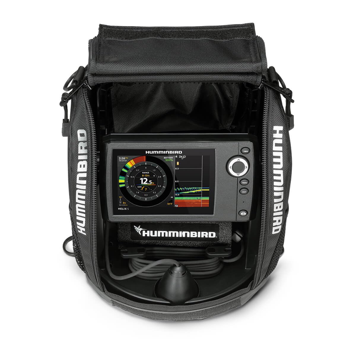 Humminbird ICE Helix 5 G3 Fish Finder with Transducer, Dual Spectrum Chirp Sonar customer photo 2
