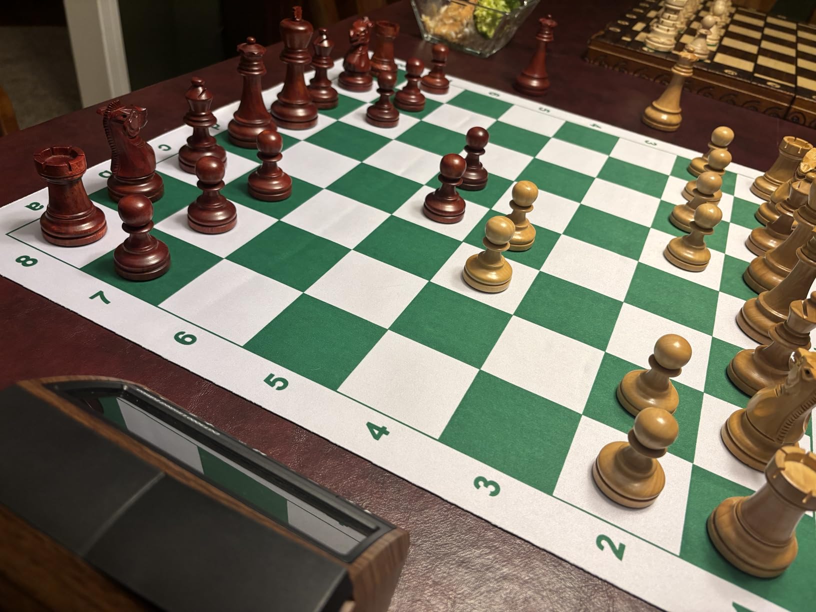 House of Chess - Grand Master Staunton Tournament Chess Set Pieces - King Size: 3-3/4