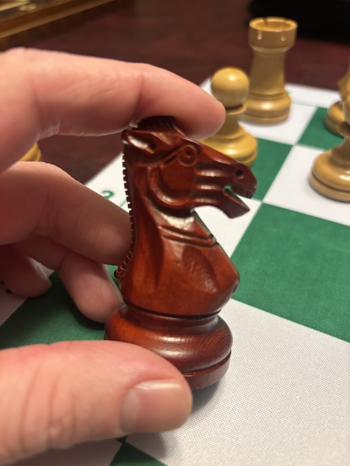 House of Chess - Grand Master Staunton Tournament Chess Set Pieces - King Size: 3-3/4