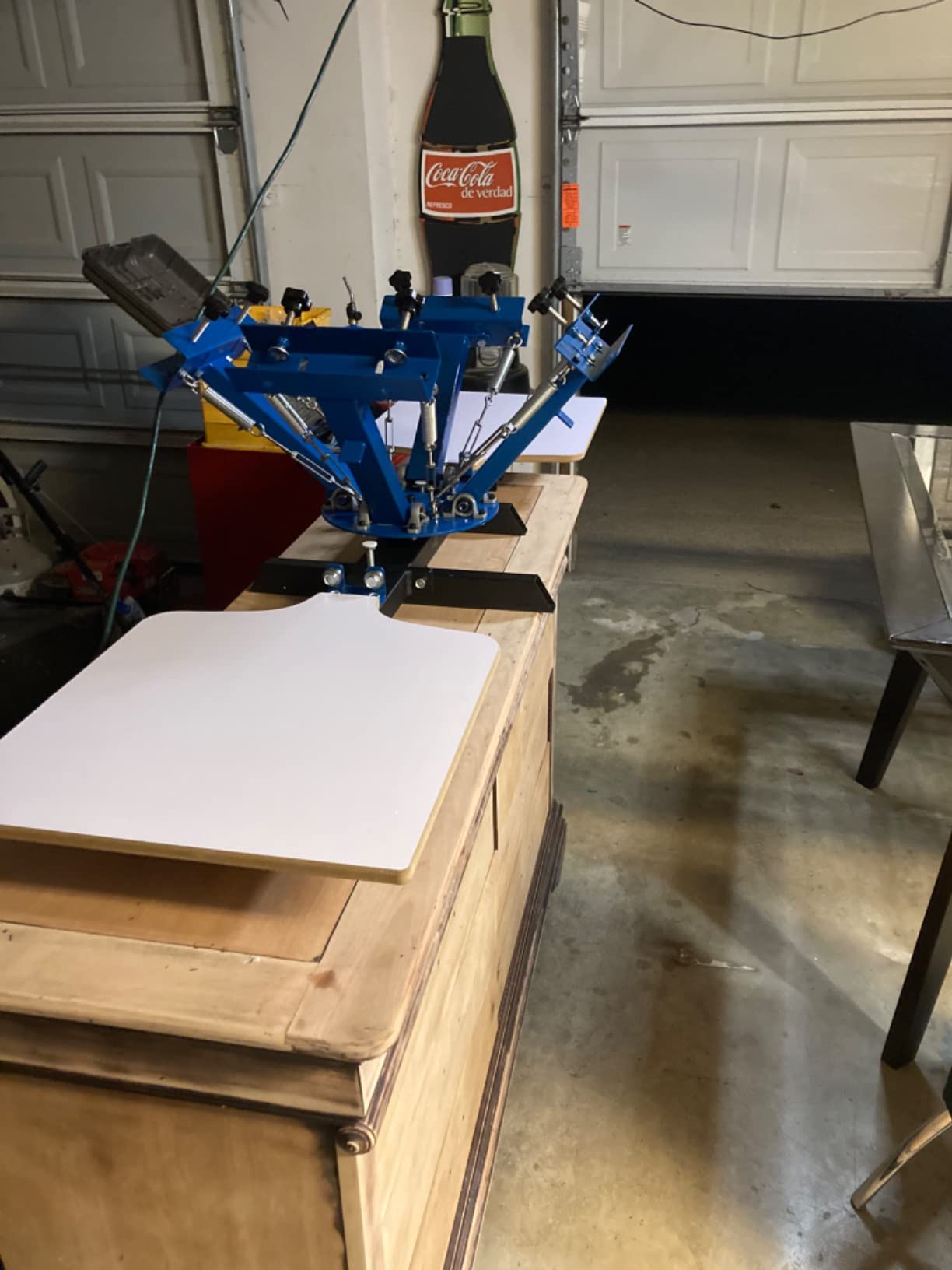VEVOR Screen Printer 4 Color 2 Station Silk Screen Printing Kit 55x45cm T-Shirt Screen Printing Machine Screenprint Press customer photo 1