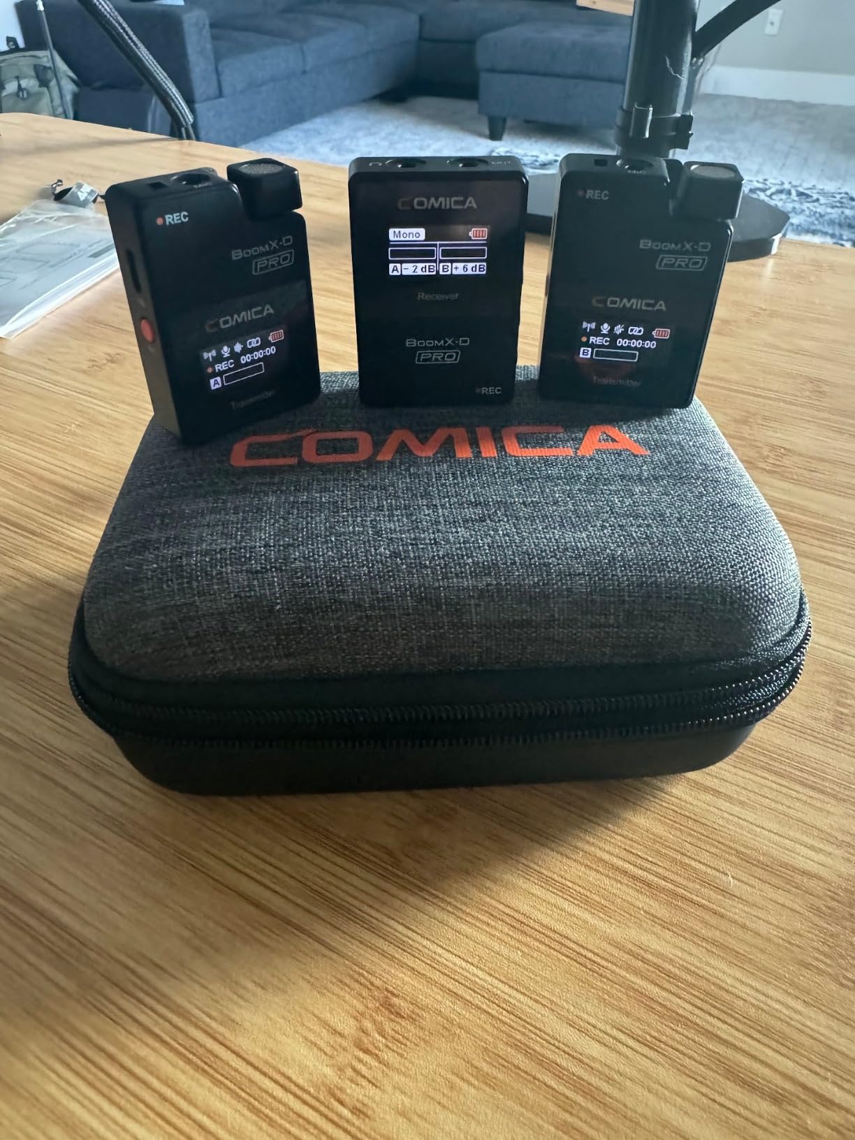 COMICA BoomX-D2 PRO Wireless Lavalier Microphone for iPhone Android Camera PC, Lapel Mic with 16GB Storage, Safety Audio Track, Noise Cancellation, Lav Mic for YouTube TikTok Video Recording customer photo 1