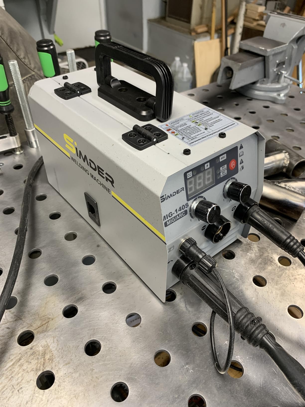 SSIMDER 140A MIG Welder Flux Core 110V 220V 3 in 1 with 1lb Wire, IGBT Inverter Multiprocess Welding Machine for DIY Beginner, Auto Repair, Home & Farm customer photo 2