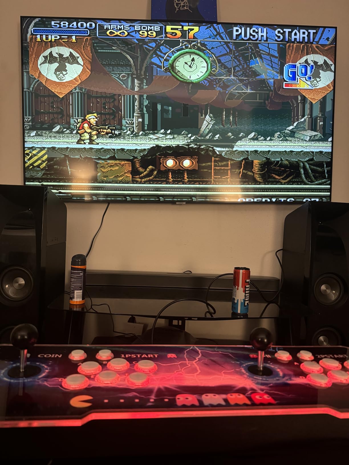 RegiisJoy 32000 in 1 Pandoras Box 78S Retro Arcade Game Console, 4 Player 3D Magical Modified Game, Search Save Delete Cheat Function, Favorite List, One-Button Combo, 128G TF, Separate Console customer photo 2