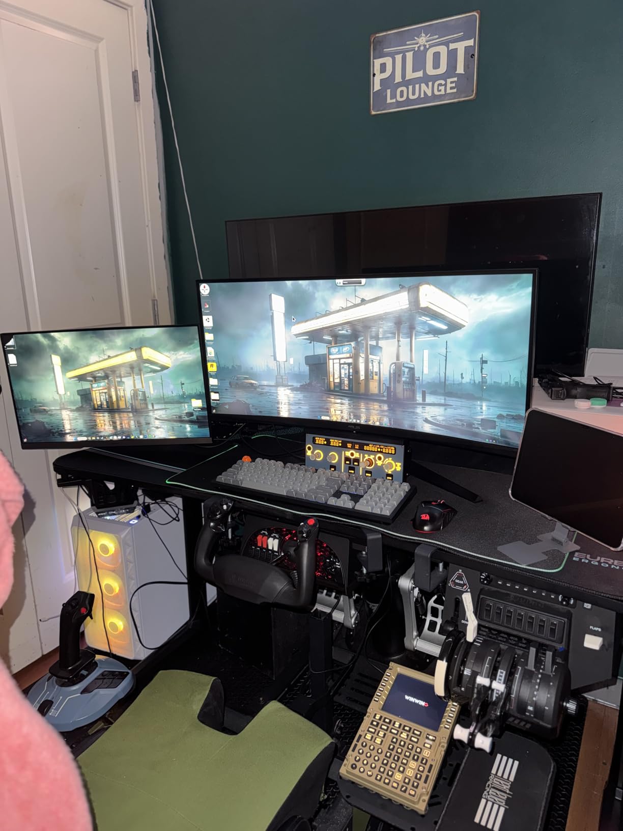 Desk Mount for Honeycomb Bravo Throttle Quadrant Alpha Flight Controls Sierra TPM Module and Logitech Yoke with Allen Key and Self-Tapping Screw customer photo 1