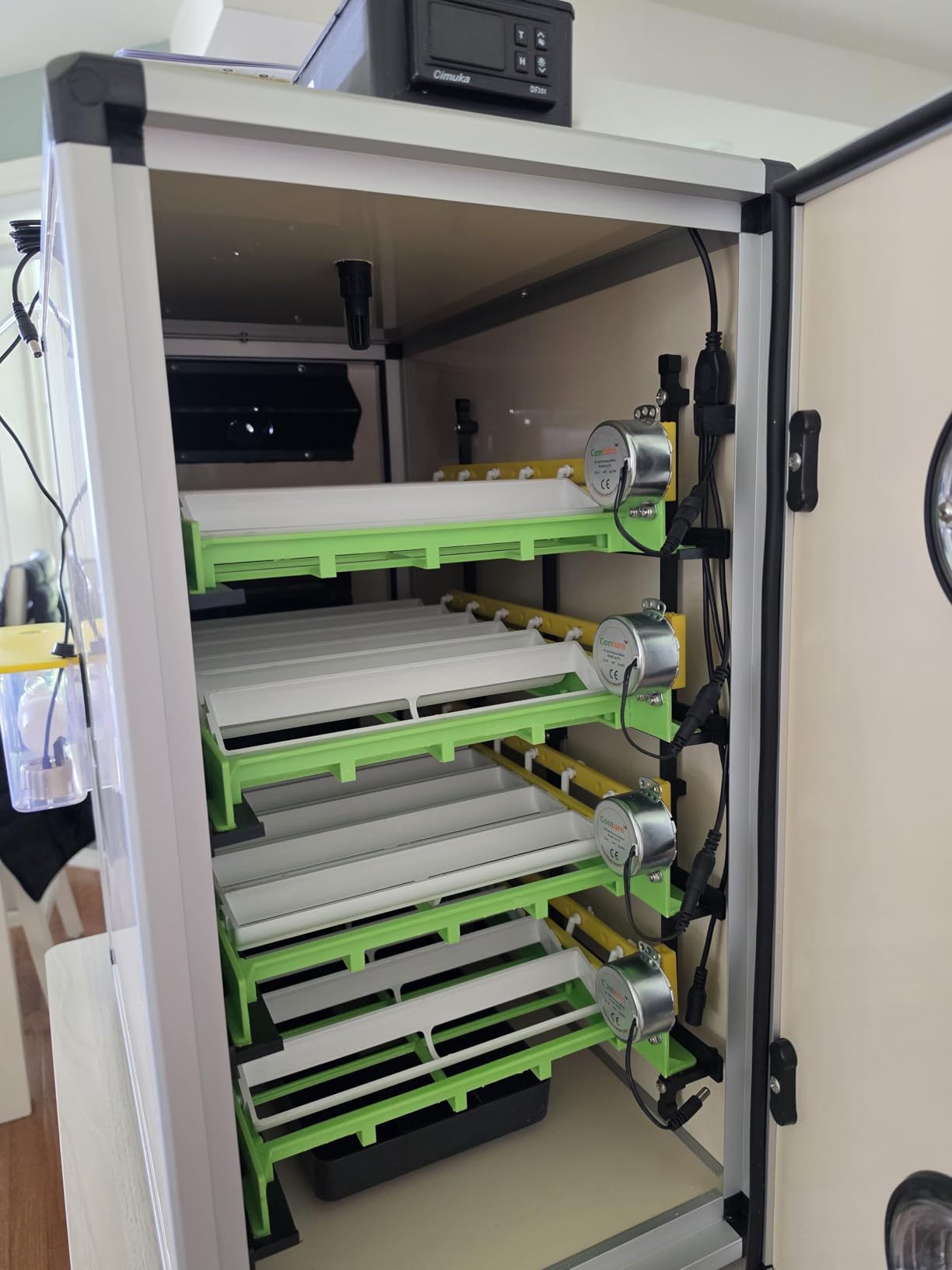 Incubators for Hatching Eggs - 60 Egg Incubator Setter & Hatcher with Automatic Turner & Digital Humidity Control Cabinet, Compact Chicken Incubator & Quail Egg Incubator by Hatching Time customer photo 1
