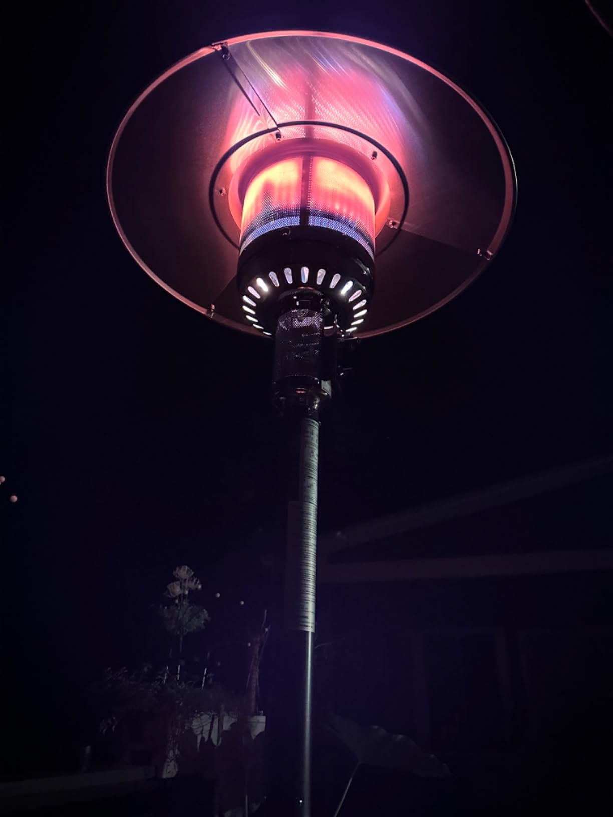 EAST OAK 50,000 BTU Patio Heater with Sand Box, Table Design, Double-Layer Stainless Steel Burner, Triple Protection System, Polar Night customer photo 2