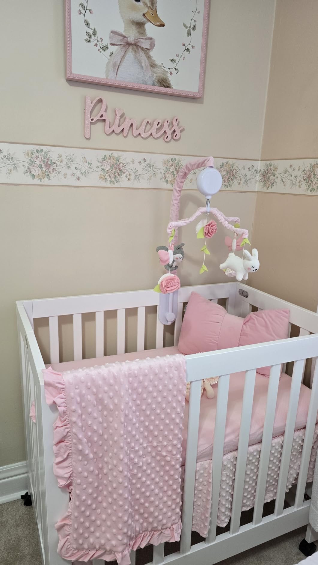 Babyletto Origami Mini Portable Crib Folding with Wheels in Light Sage, 2 Adjustable Mattress Positions, Greenguard Gold Certified customer photo 2