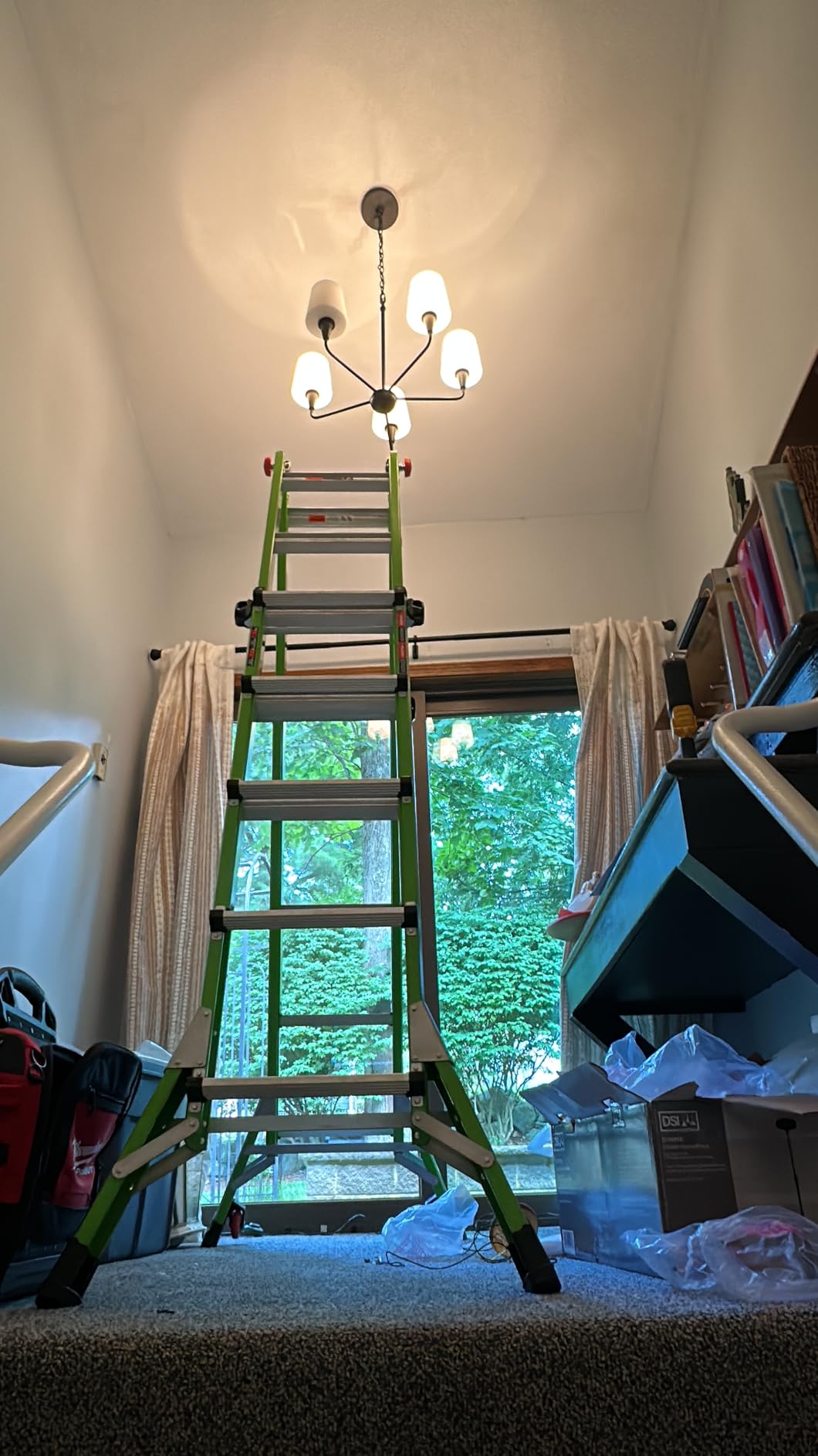 Little Giant Ladder Systems Dark Horse 2.0, M22, 22ft, Multi-Position Ladder, Fiberglass, Type 1A, 300 lbs Weight Rating, (16122-001) customer photo 1