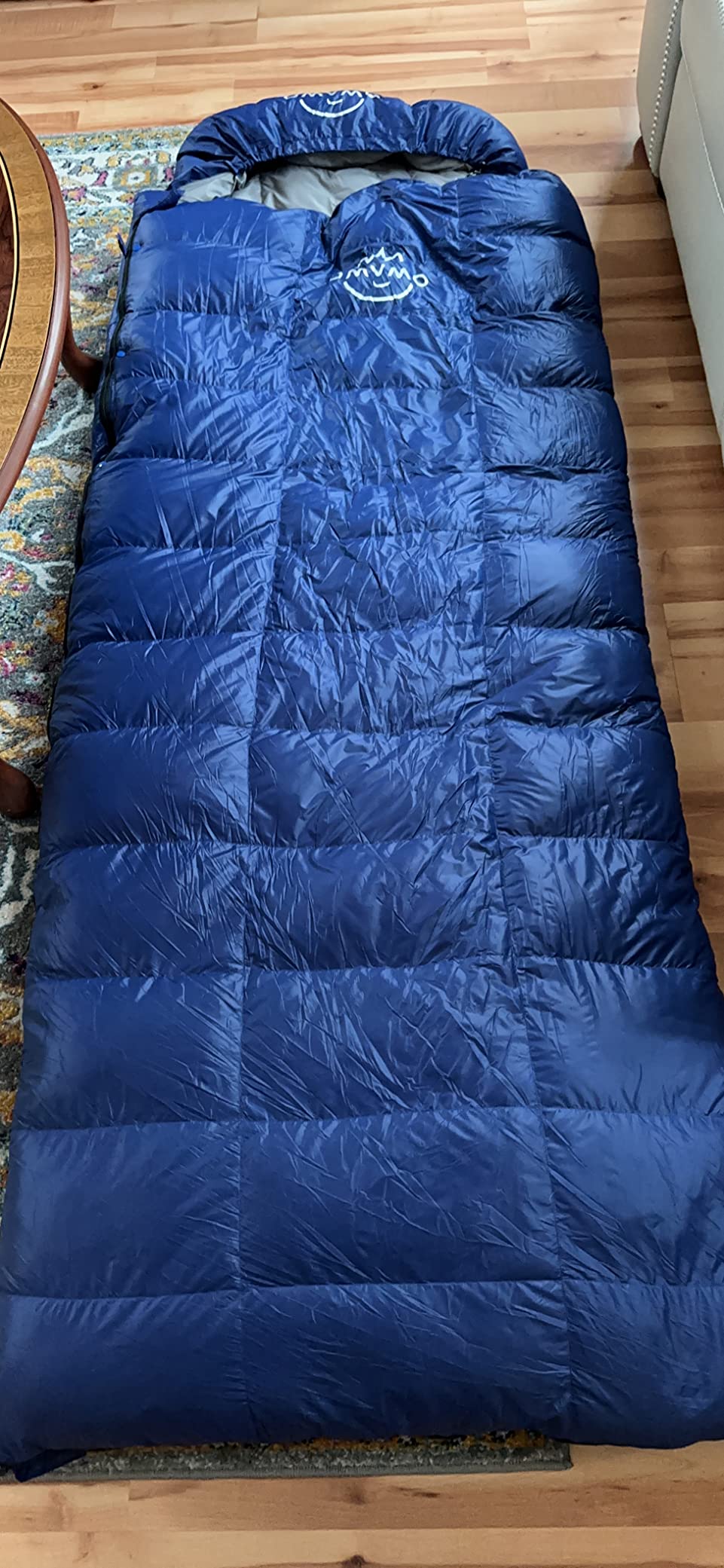 -10°F 0°F 10°F 15°F Down Sleeping Bag for Adults, 800/650 Fill Power, Ultralight Wearable 4 Season Cold Weather Rectangle Sleeping Bag customer photo 2