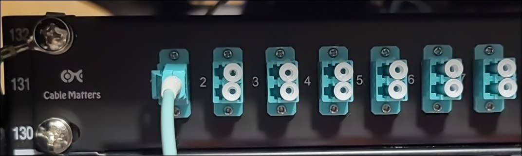 Cable Matters 1U Fiber Patch Panel with 48 Fiber LC to LC OS2 Single Mode Optic Connectors customer photo 1