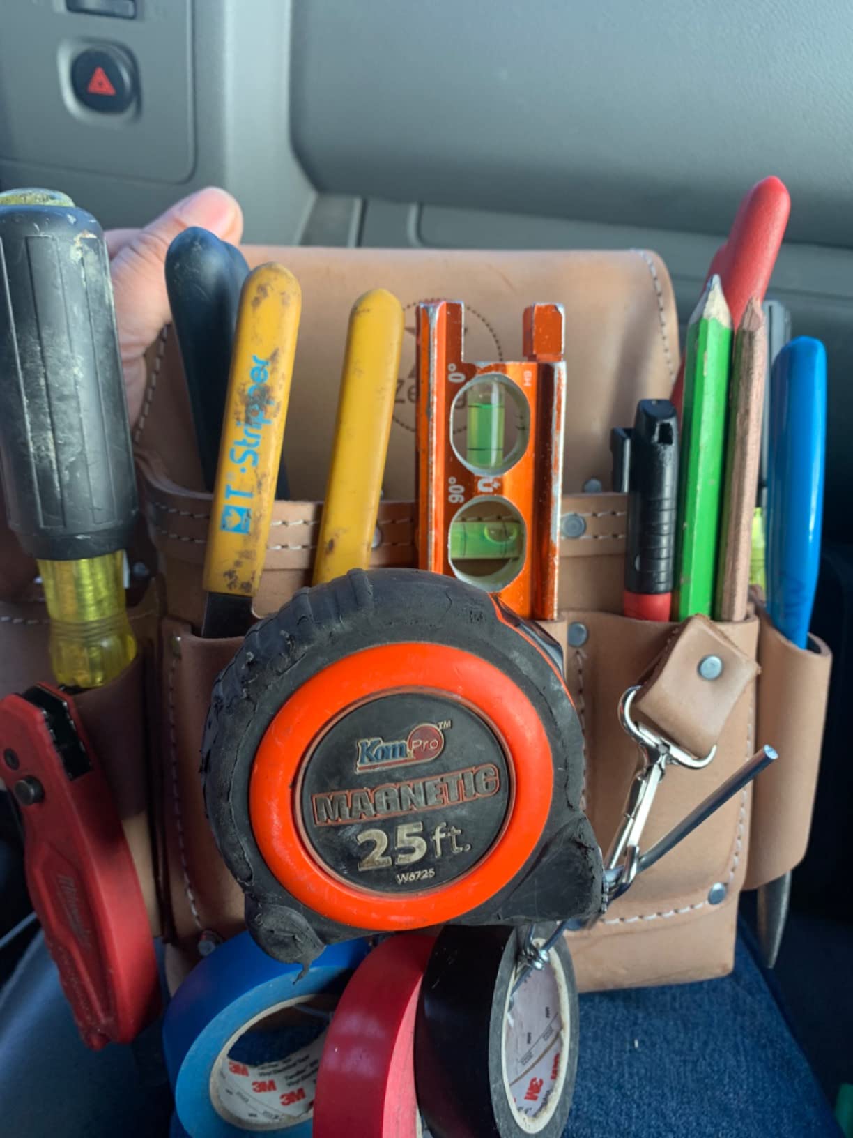 Zeluga 6 Pocket Leather Electrician Tool Pouch customer photo 2