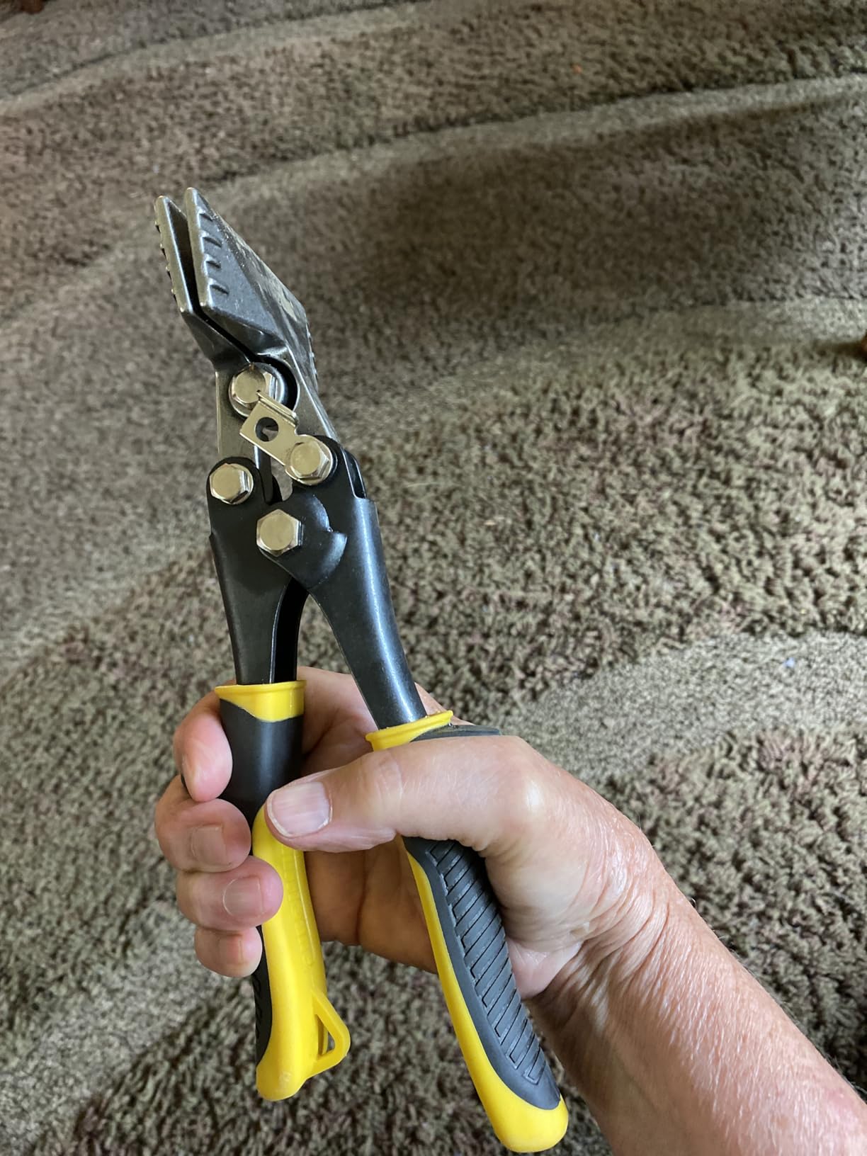 HURRICANE 3inch Sheet Metal Hand Seamer, Heavy Duty Bender for Metal Flattening, Precision Duckbill Pliers and Sheet Metal Tongs, Ideal for HVAC Projects, Ergonomic Straight Flat Smooth Jaw customer photo 2
