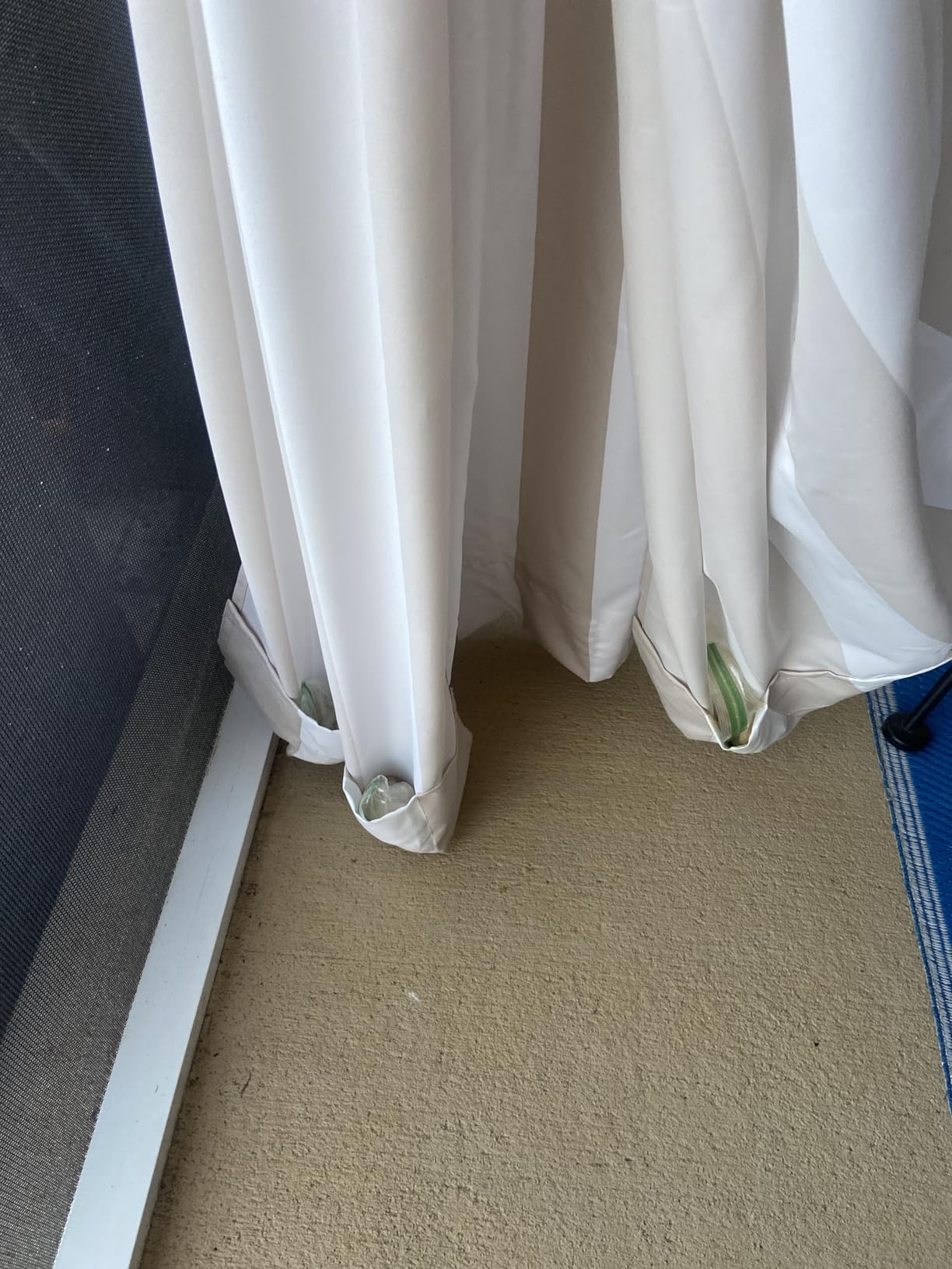 Sun Zero Valencia 2-Pack Cabana Stripe Indoor/Outdoor UV Protectant Energy Efficient Grommet Curtain Panel Pair customer photo 1