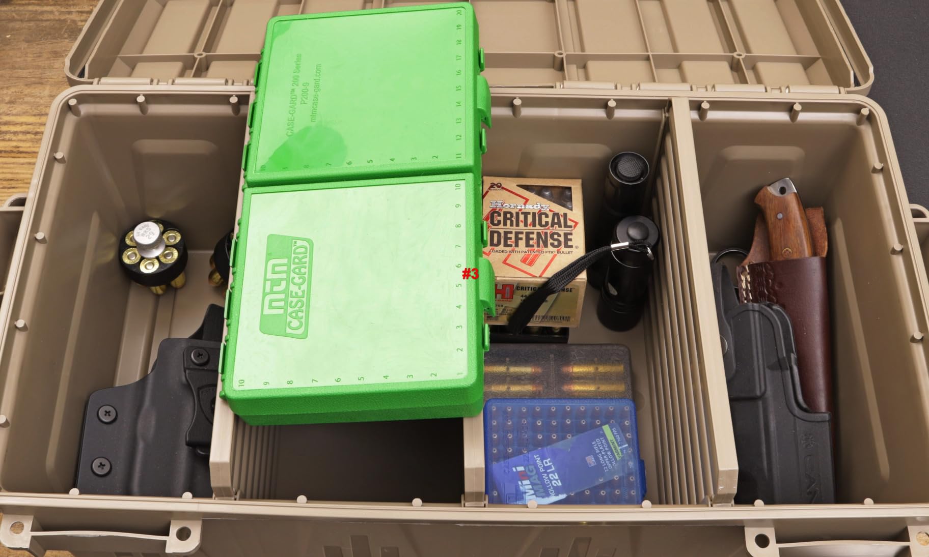MTM Divided Ammo Crate Utility Box customer photo 2